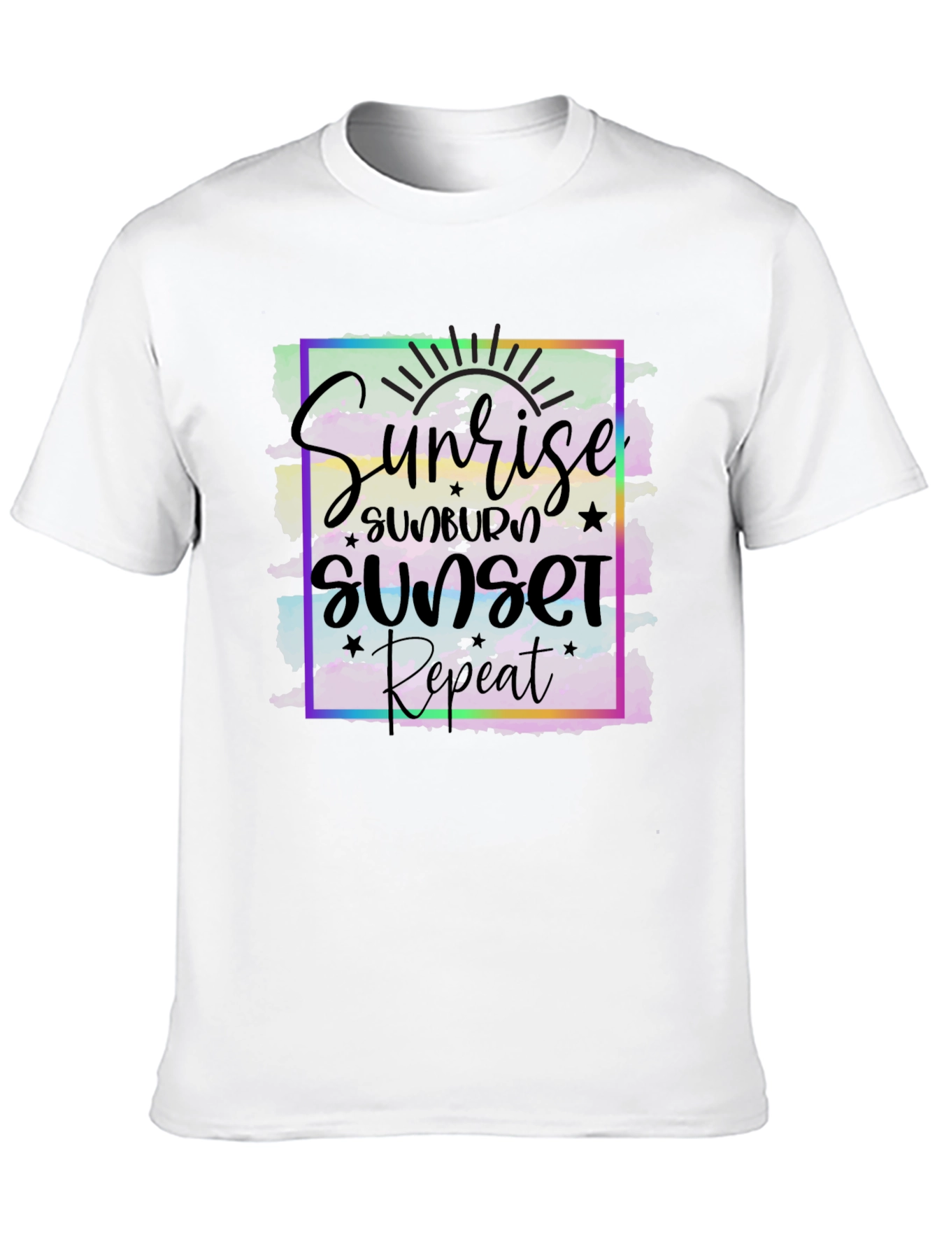 Sunrise Sunset Repeat Graphic T-Shirt