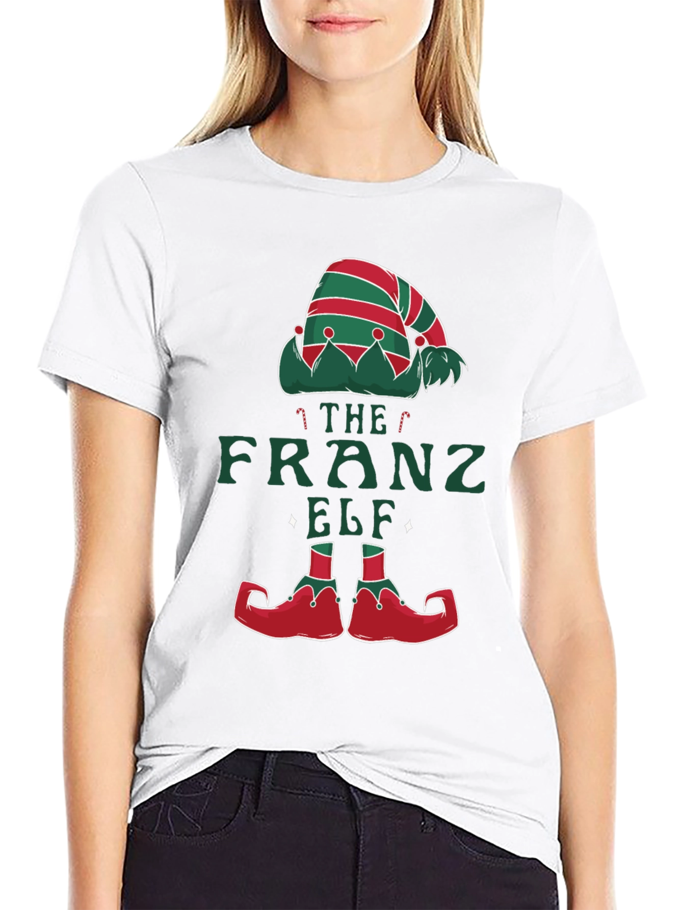 The Franz Elf T-Shirt Holiday Festive Tee