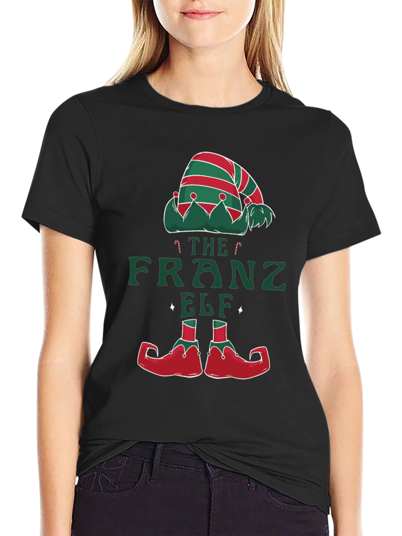 The Franz Elf T-Shirt Holiday Festive Tee