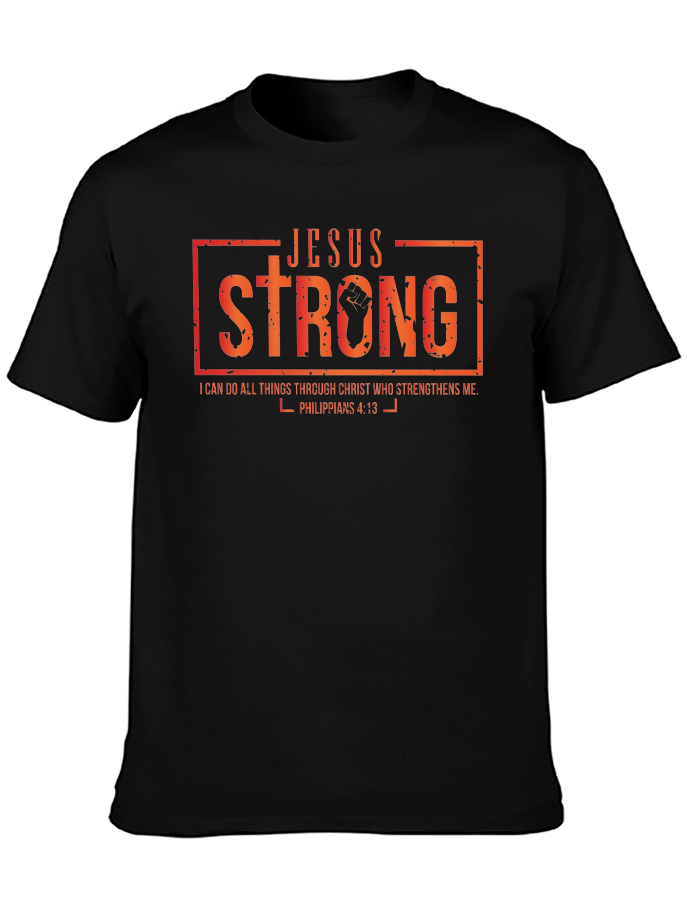 Jesus Strong Graphic T-Shirt - Christian Apparel