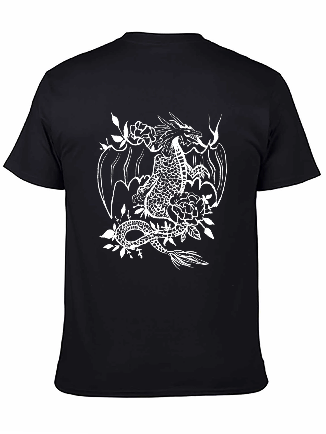 Dragon Graphic T-Shirt - Black