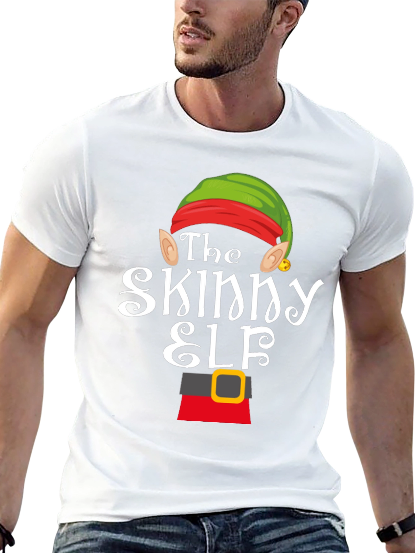 The Skinny Elf Christmas Holiday T-Shirt