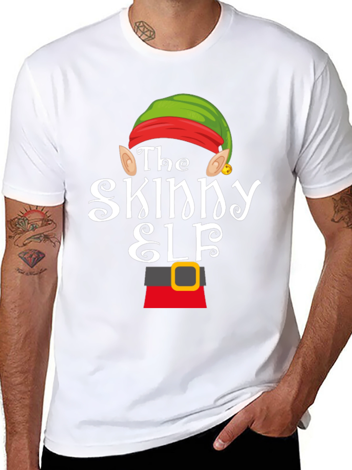 The Skinny Elf Christmas Holiday T-Shirt