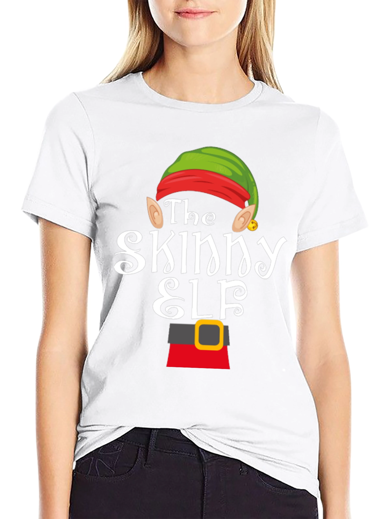 The Skinny Elf Christmas Holiday T-Shirt