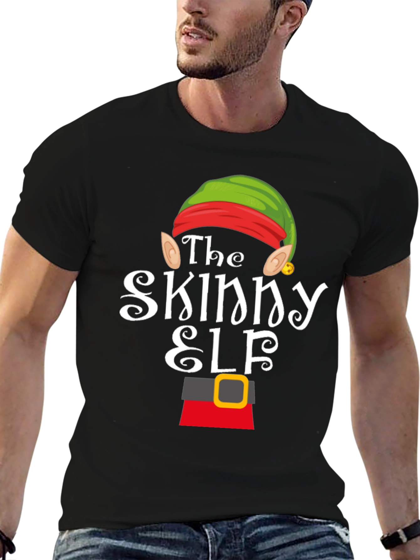 The Skinny Elf Christmas Holiday T-Shirt