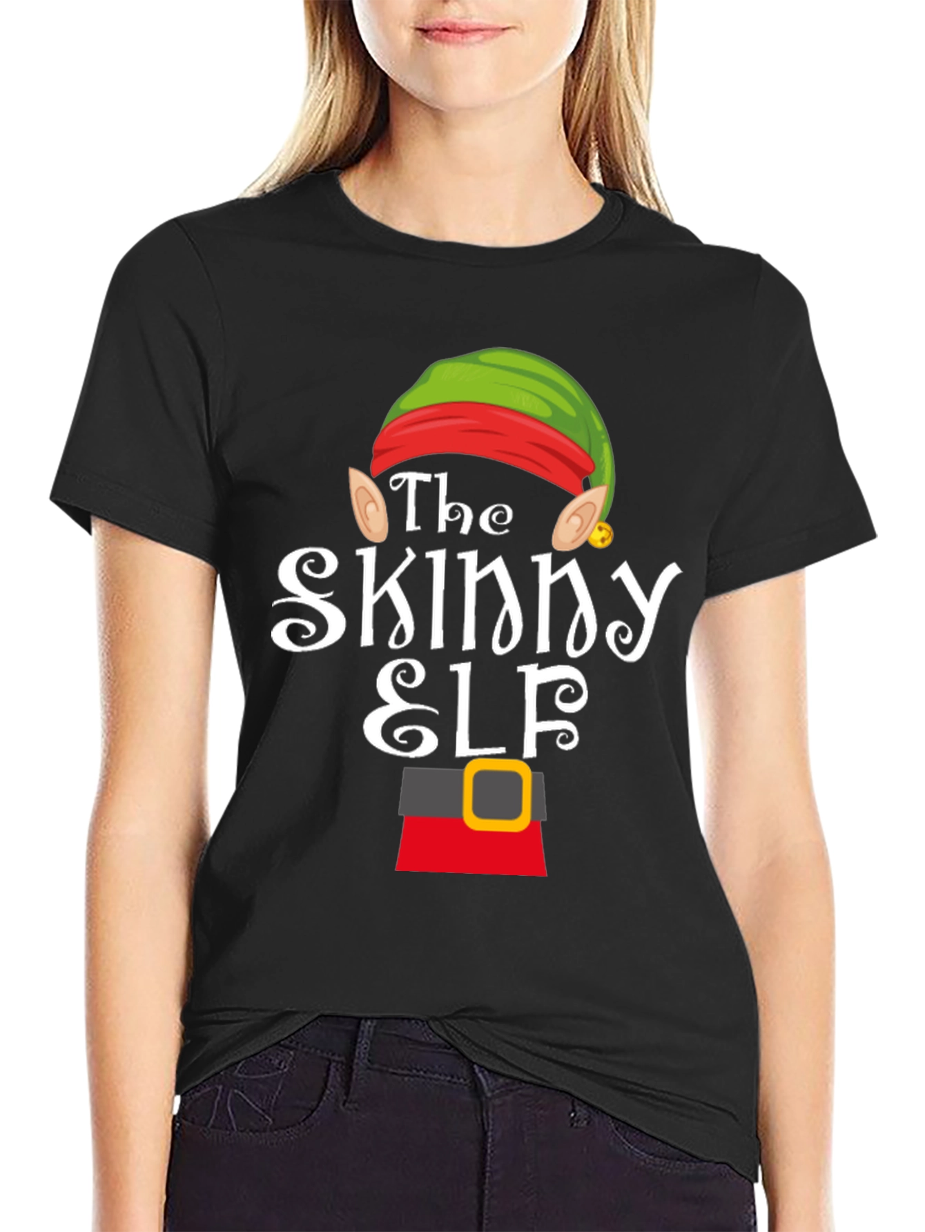 The Skinny Elf Christmas Holiday T-Shirt