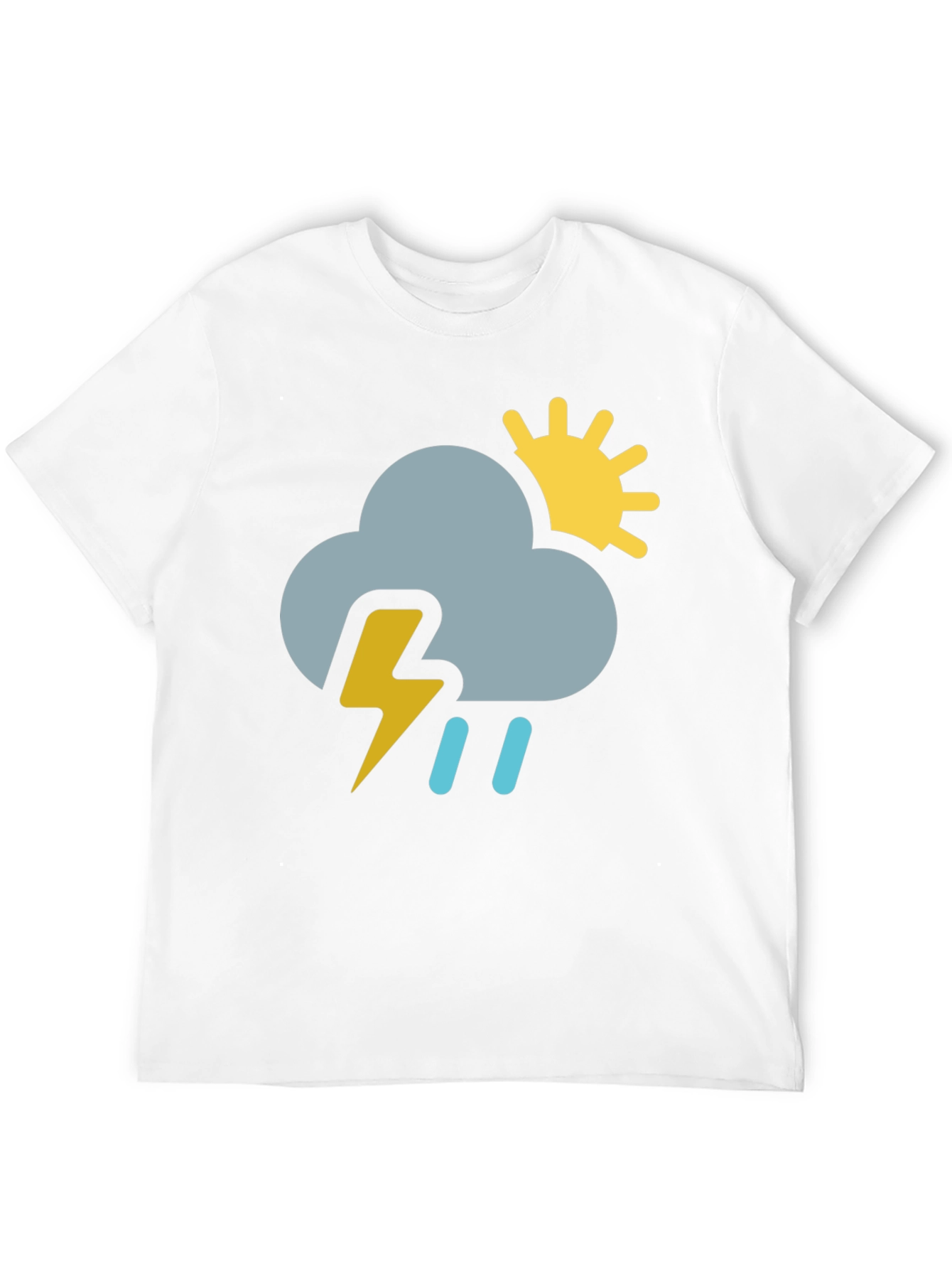 Rain or Shine Black Graphic T-Shirt