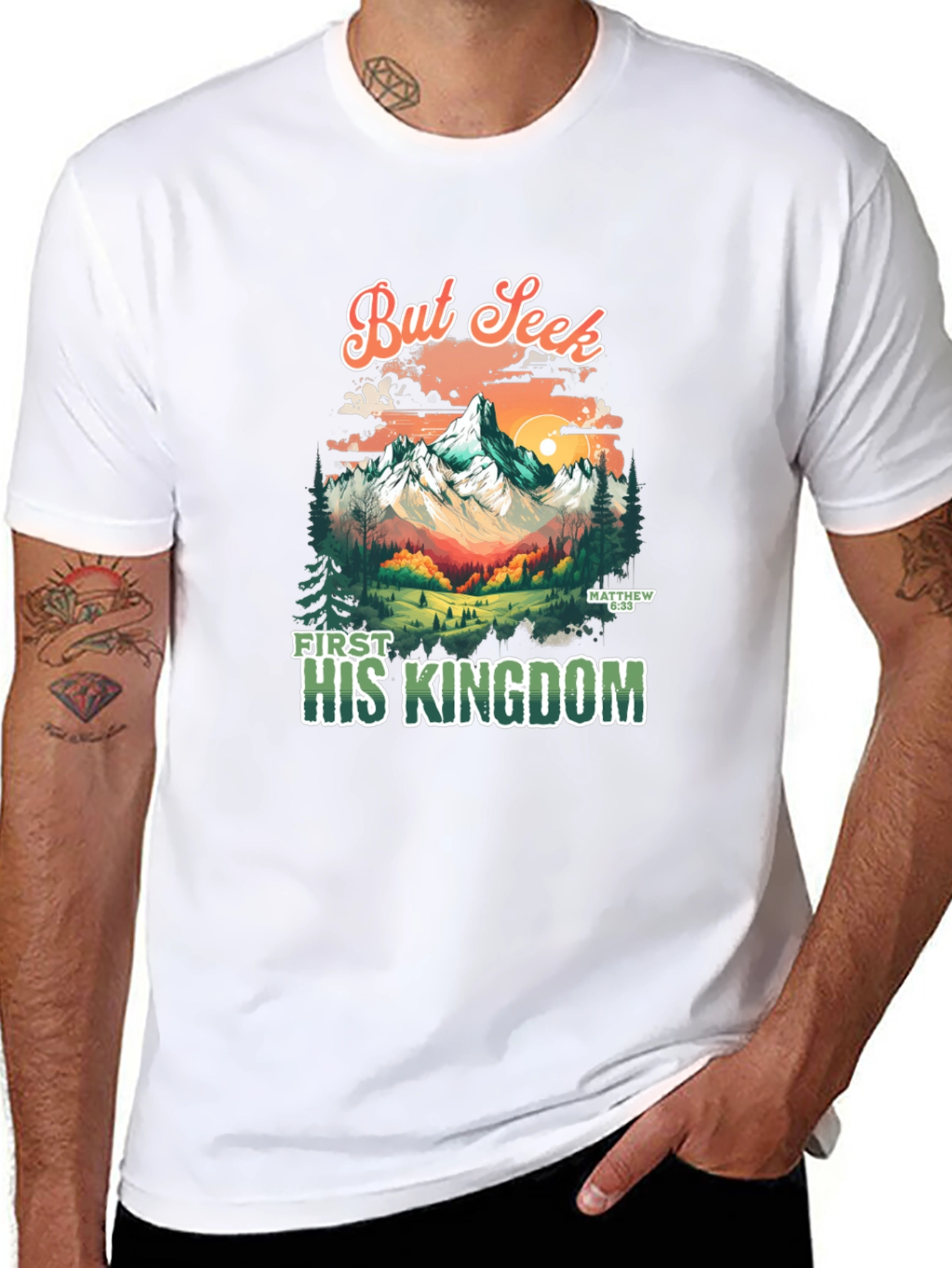 But Seek First His Kingdom Graphic Tee