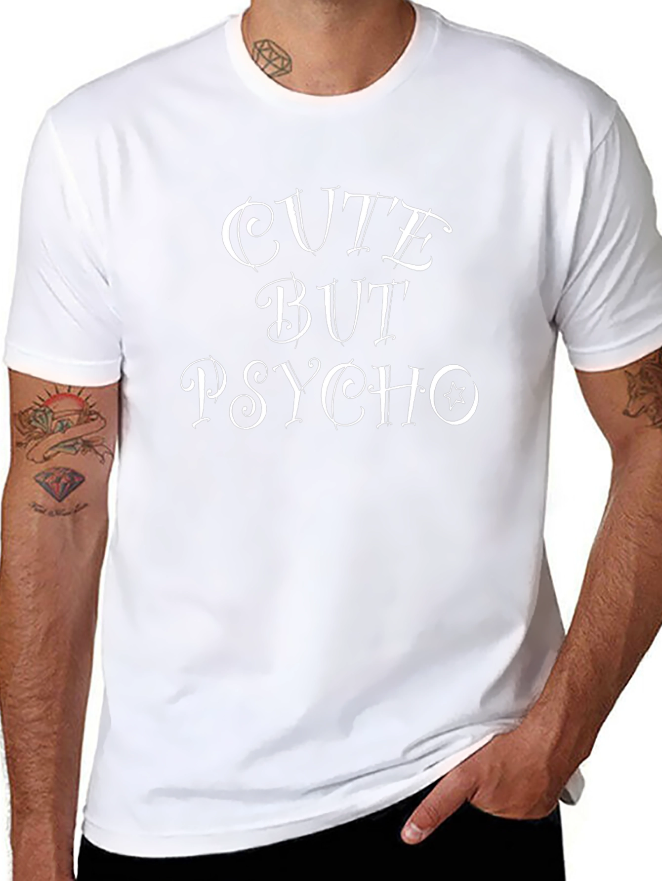 Cute But Psycho T-Shirt - Funny Graphic Tee