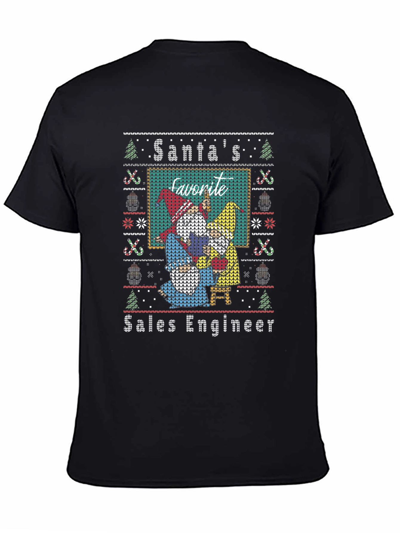 Santas Favorite Sales Engineer Ugly Christmas Sweater T-Shirt
