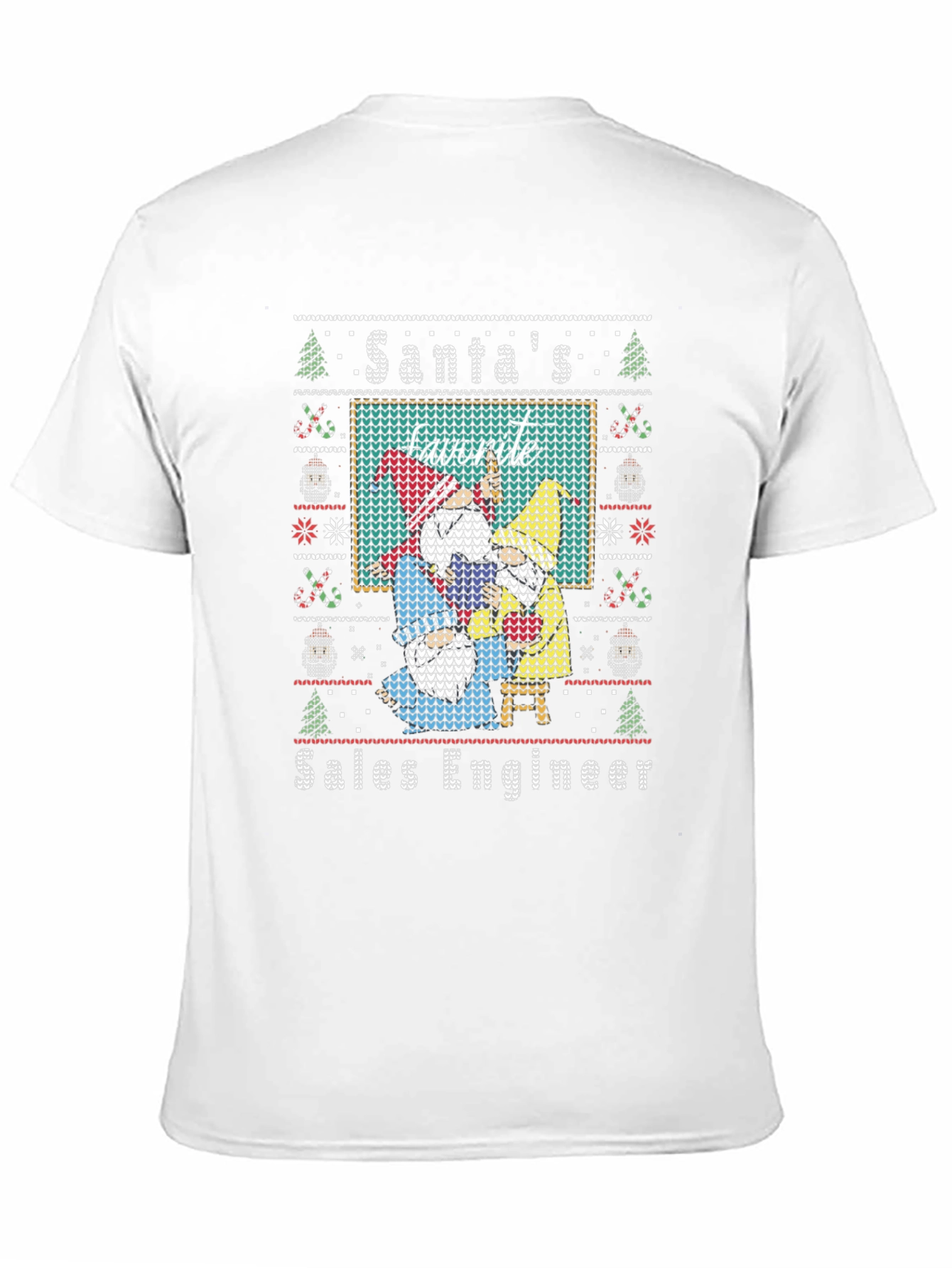 Santas Favorite Sales Engineer Ugly Christmas Sweater T-Shirt