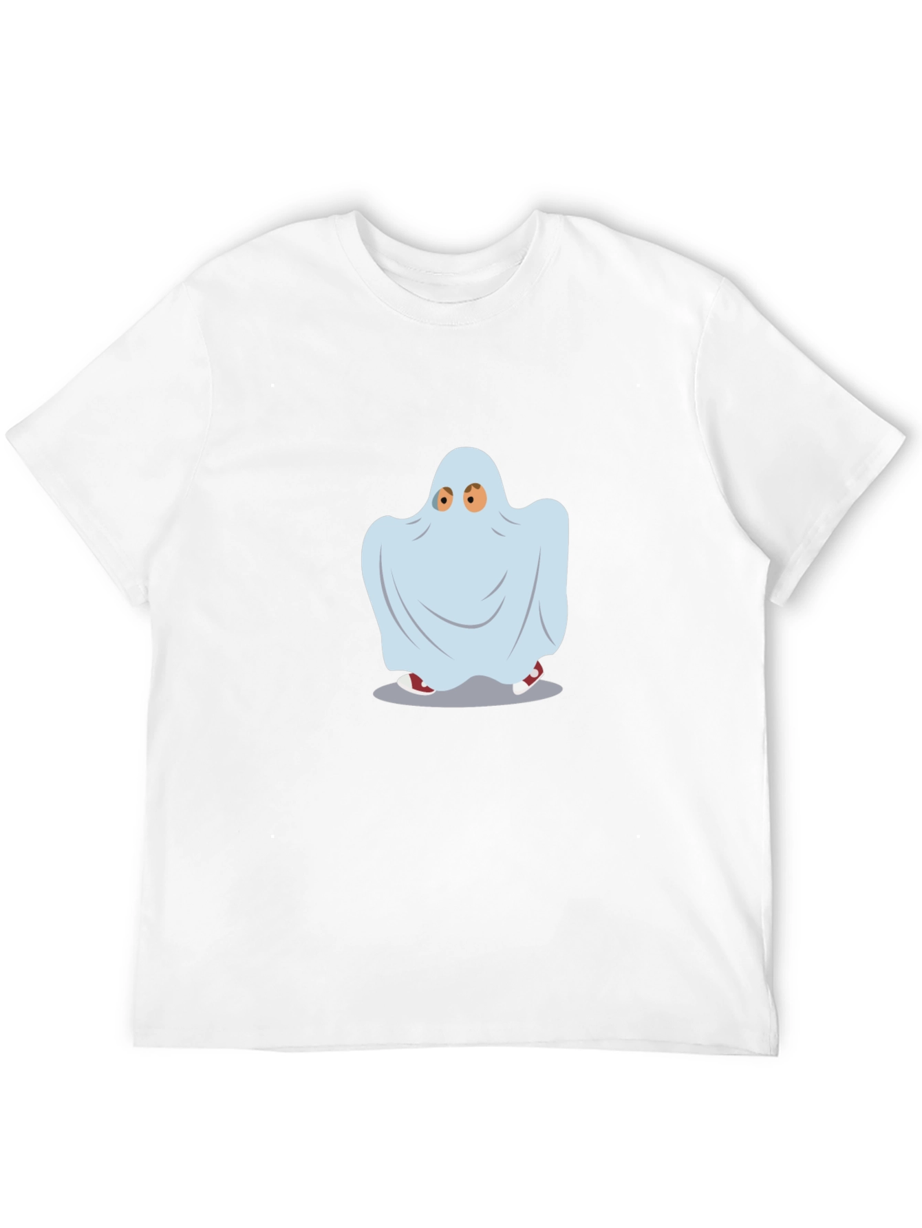 Ghost Costume Graphic Tee - Spooky Season Style