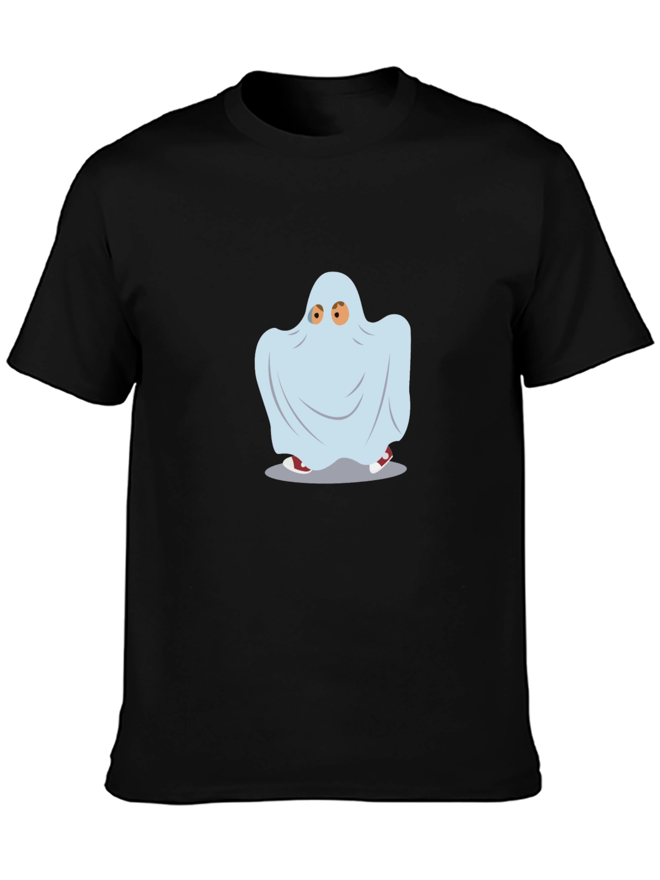 Ghost Costume Graphic Tee - Spooky Season Style