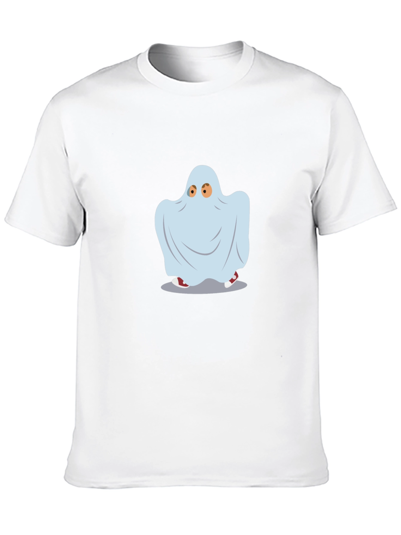 Ghost Costume Graphic Tee - Spooky Season Style