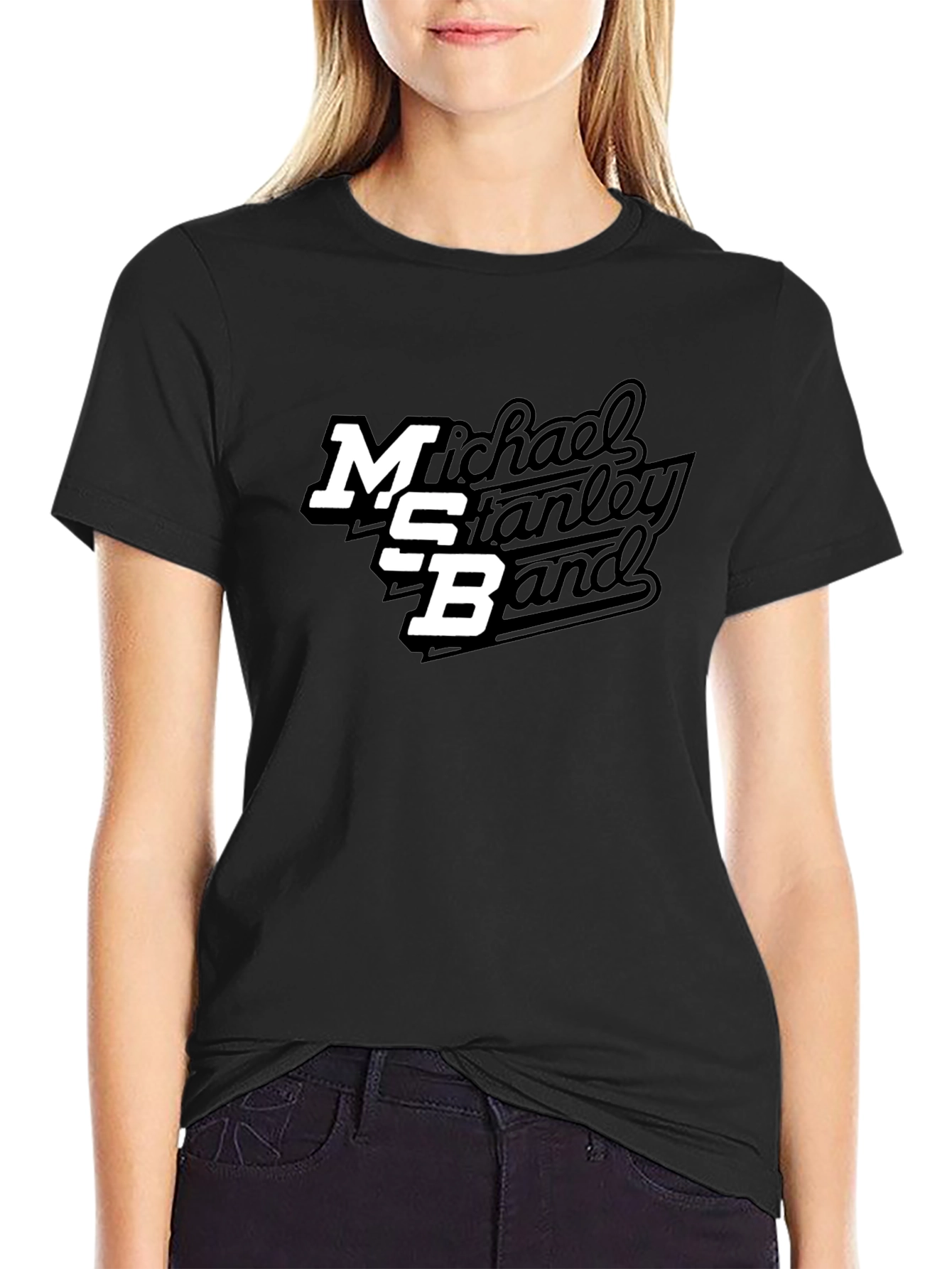 Michael Stanley Band MSB Black Graphic Tee