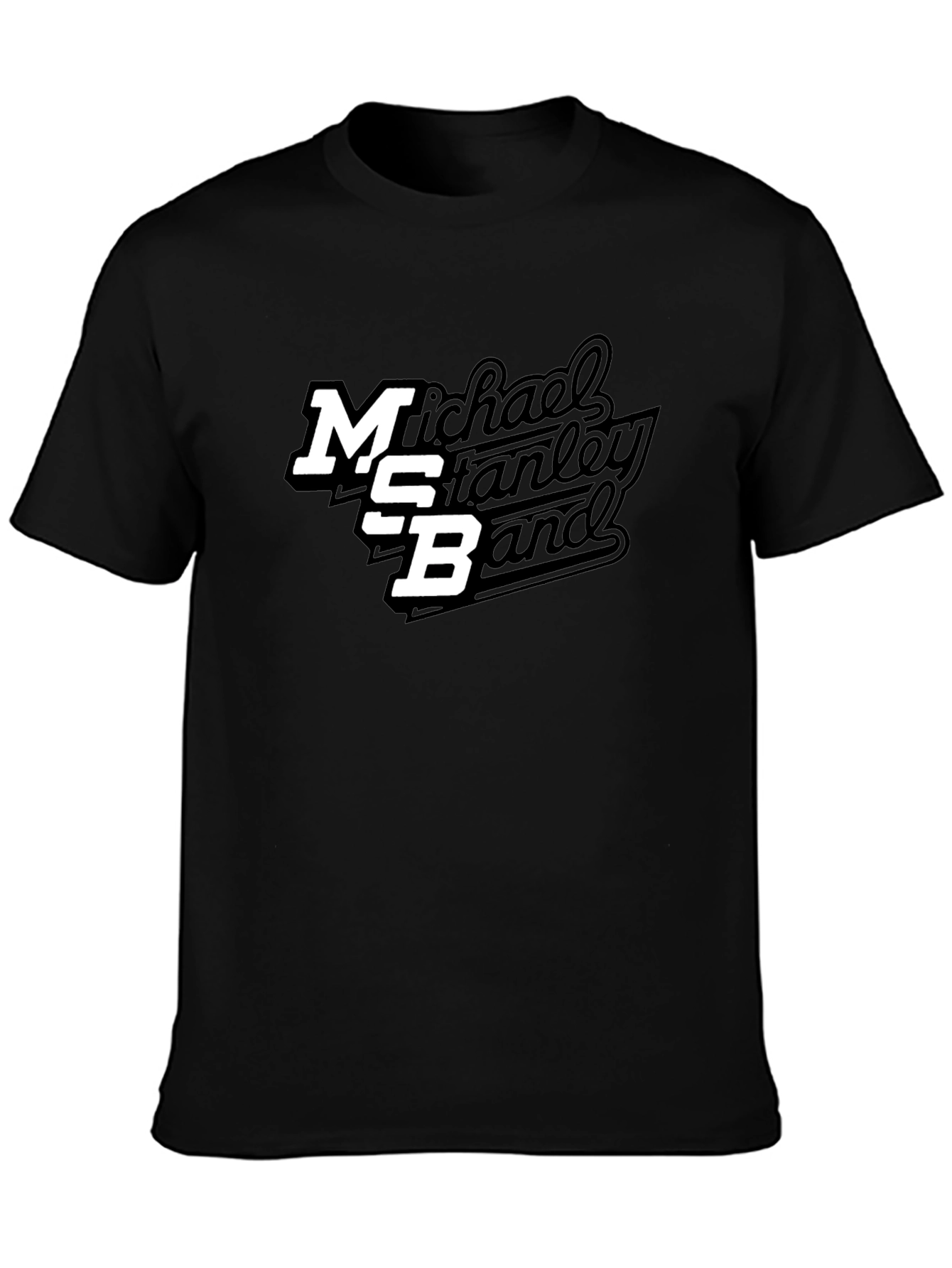 Michael Stanley Band MSB Black Graphic Tee