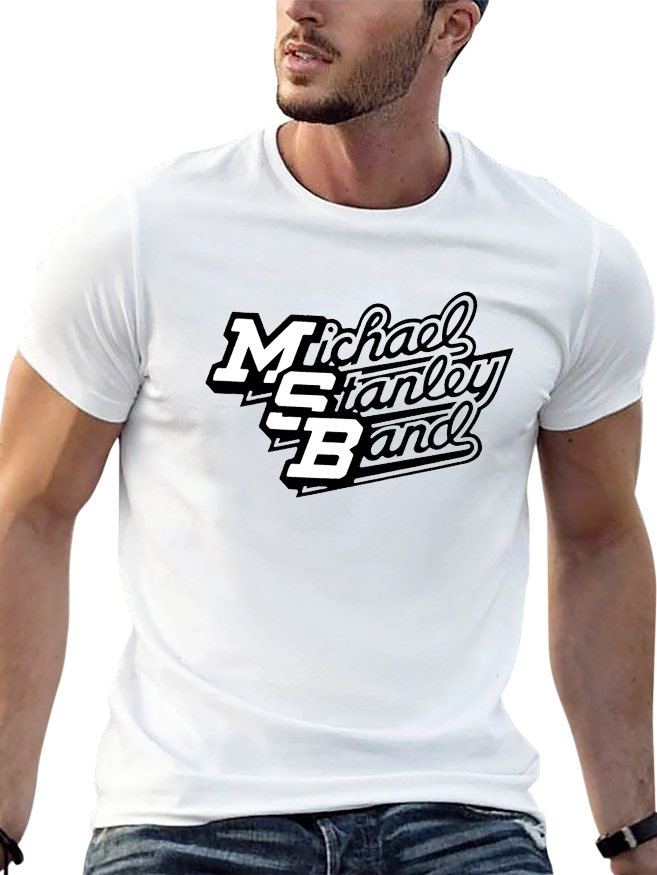 Michael Stanley Band MSB Black Graphic Tee