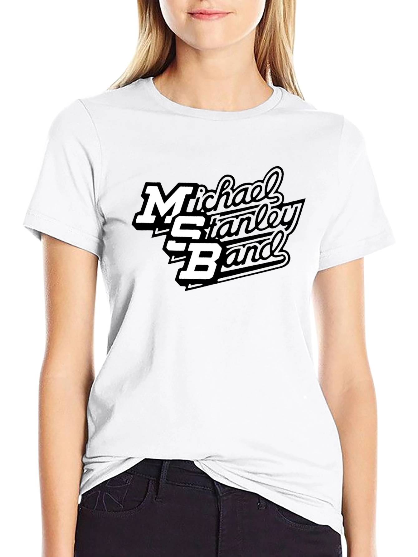 Michael Stanley Band MSB Black Graphic Tee