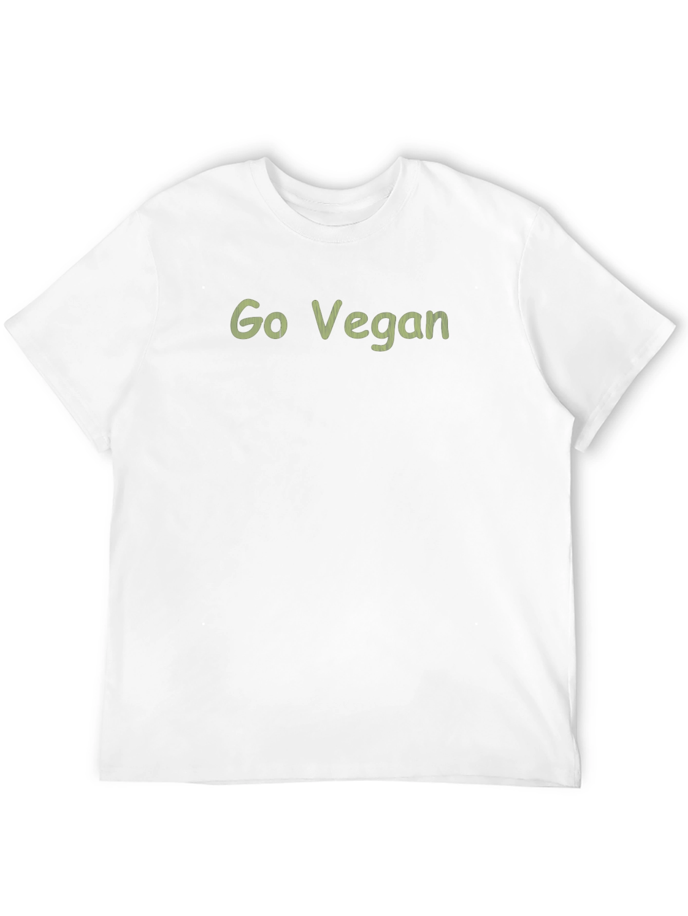 Go Vegan Black Graphic T-Shirt