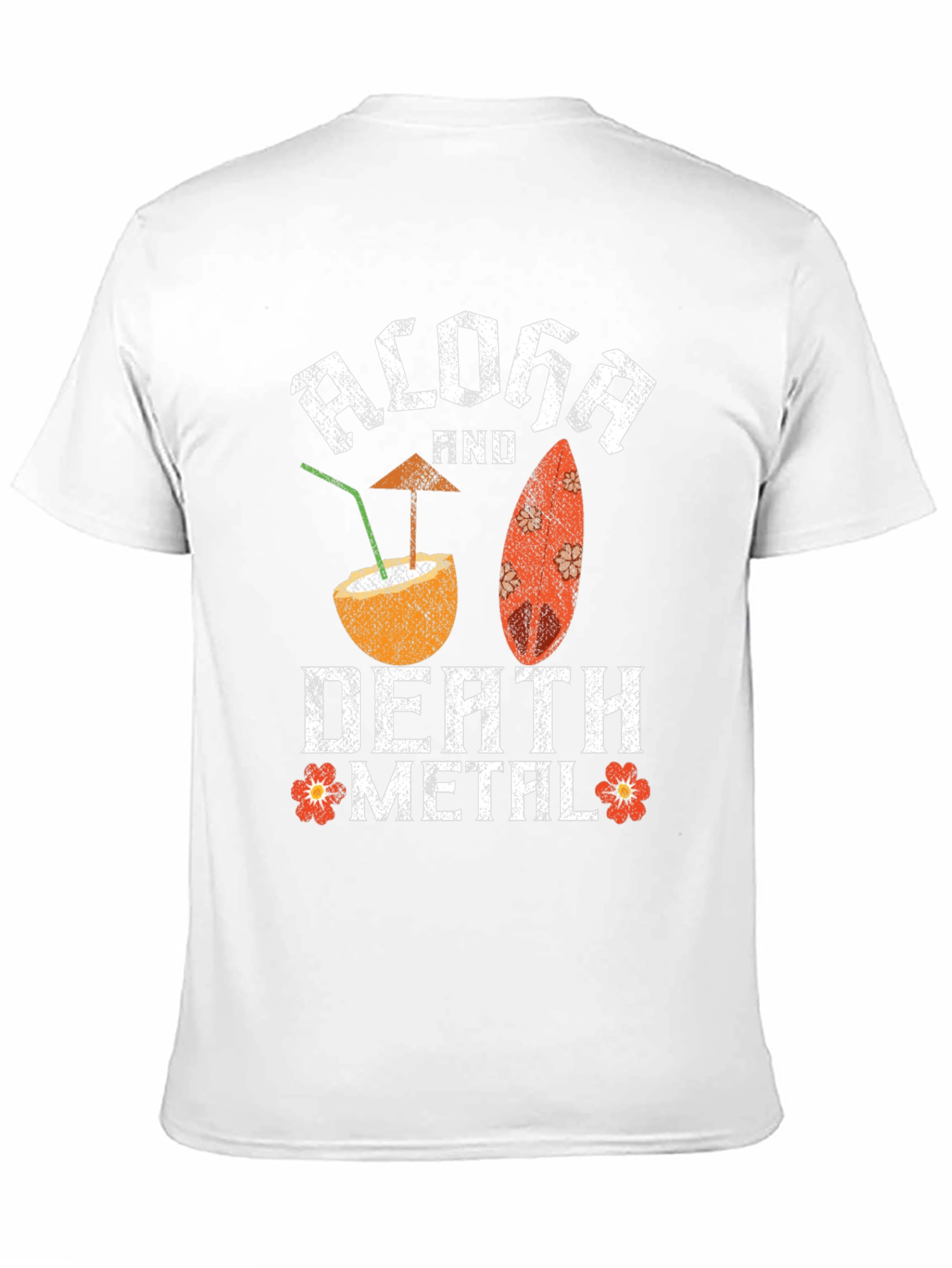 Aloha and Death Metal T-Shirt - Tropical Goth