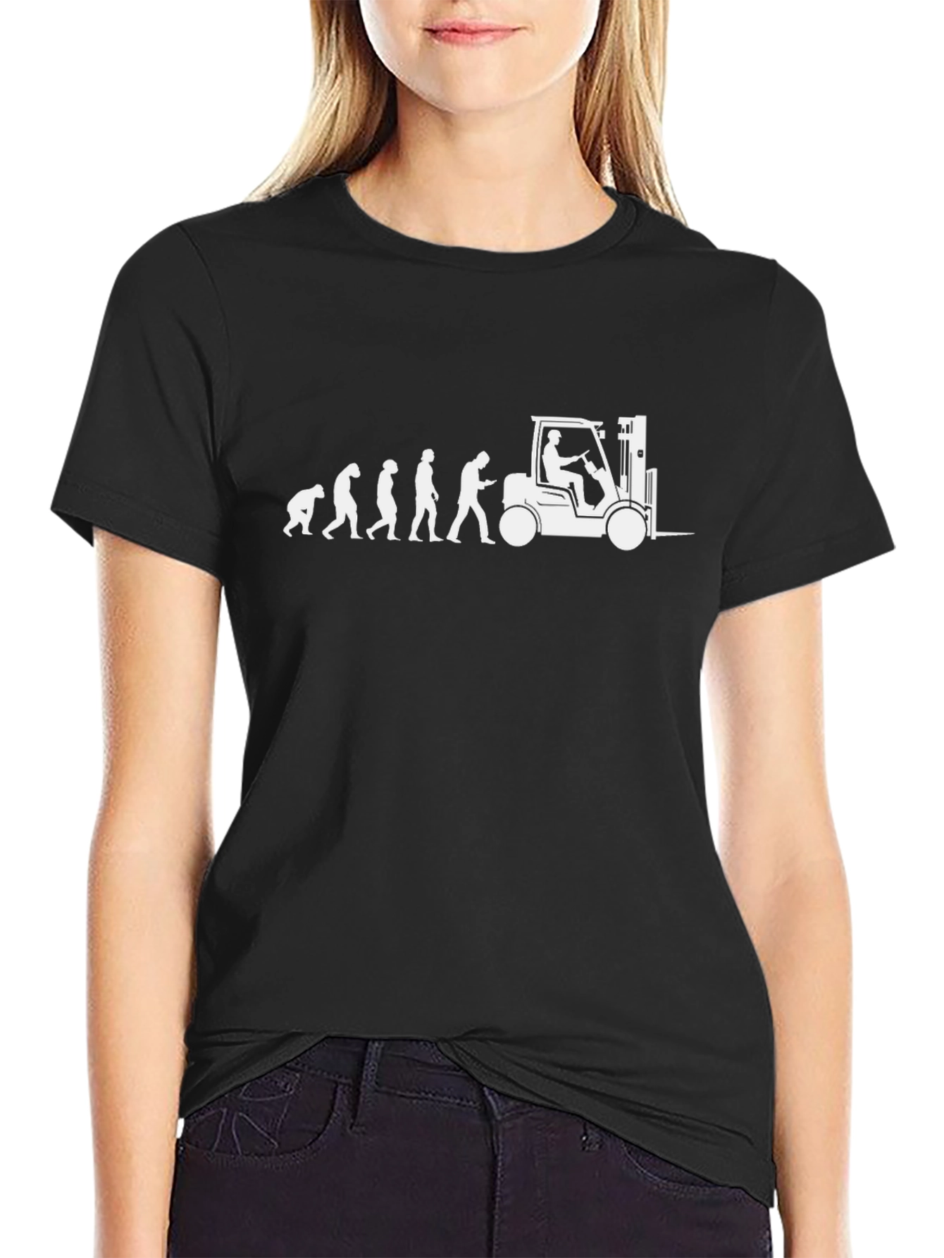 Evolution of Forklift Operator T-Shirt