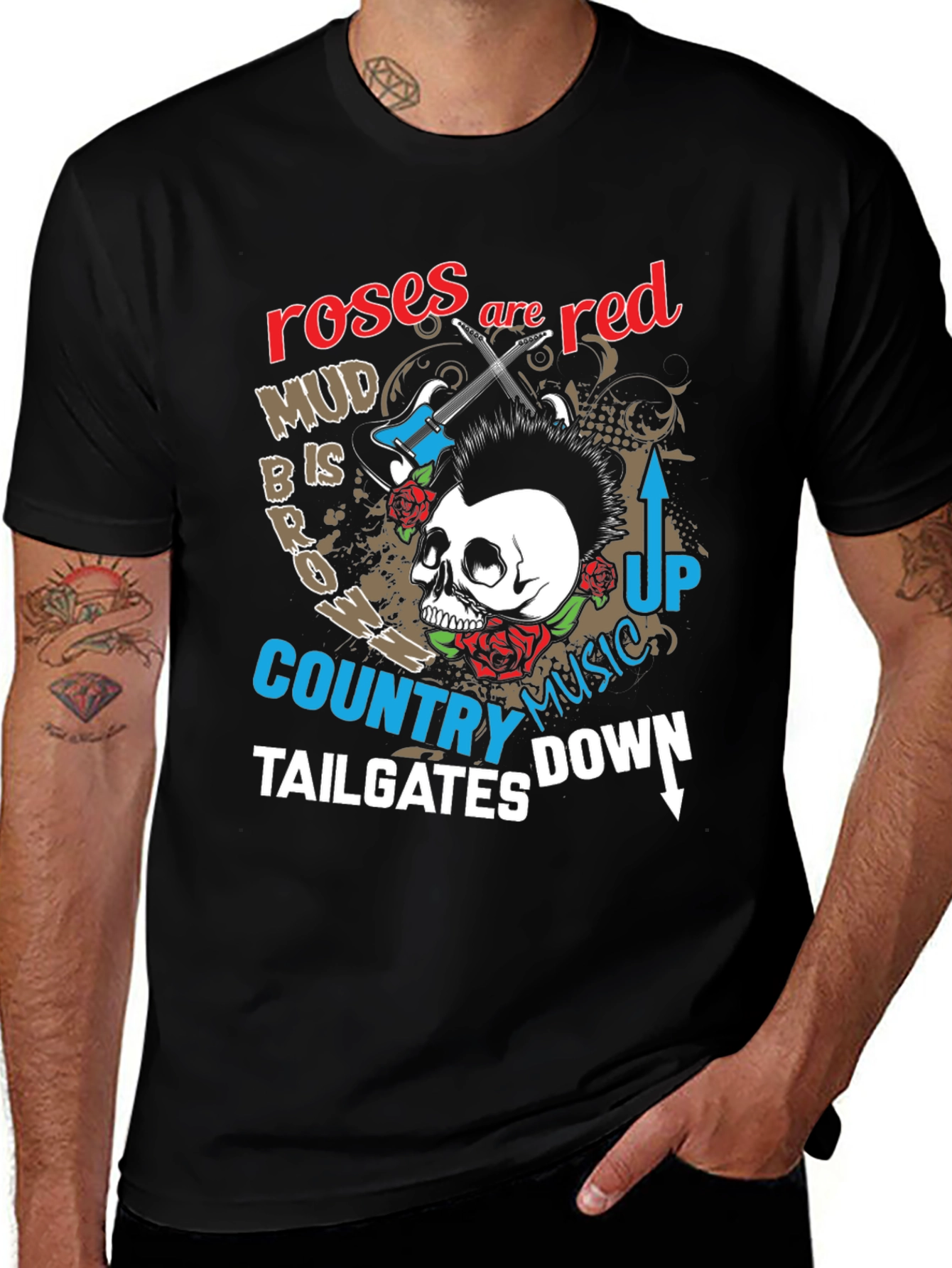 Roses are Red Country Music T-Shirt