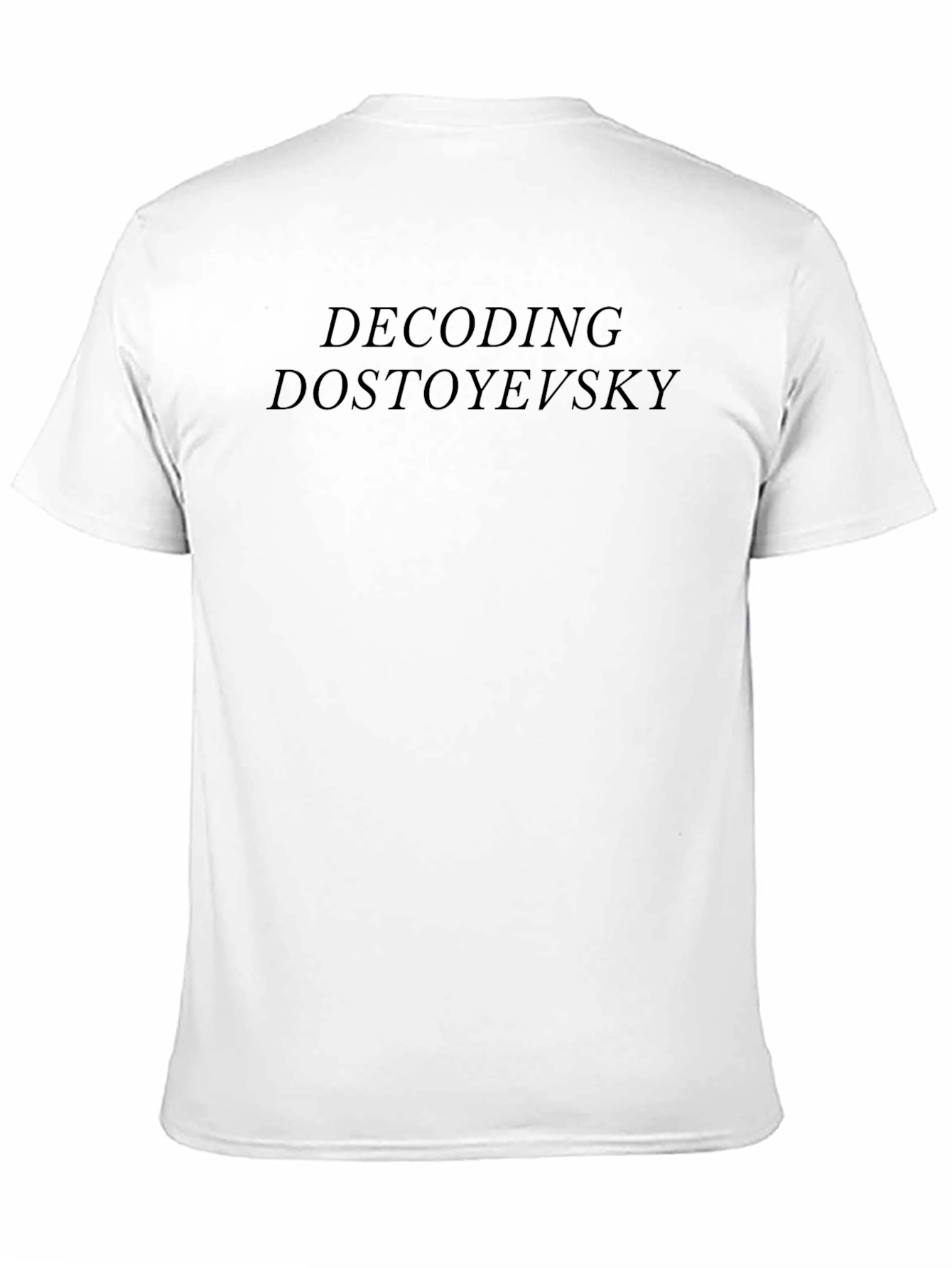 Decoding Dostoevsky Black T-Shirt