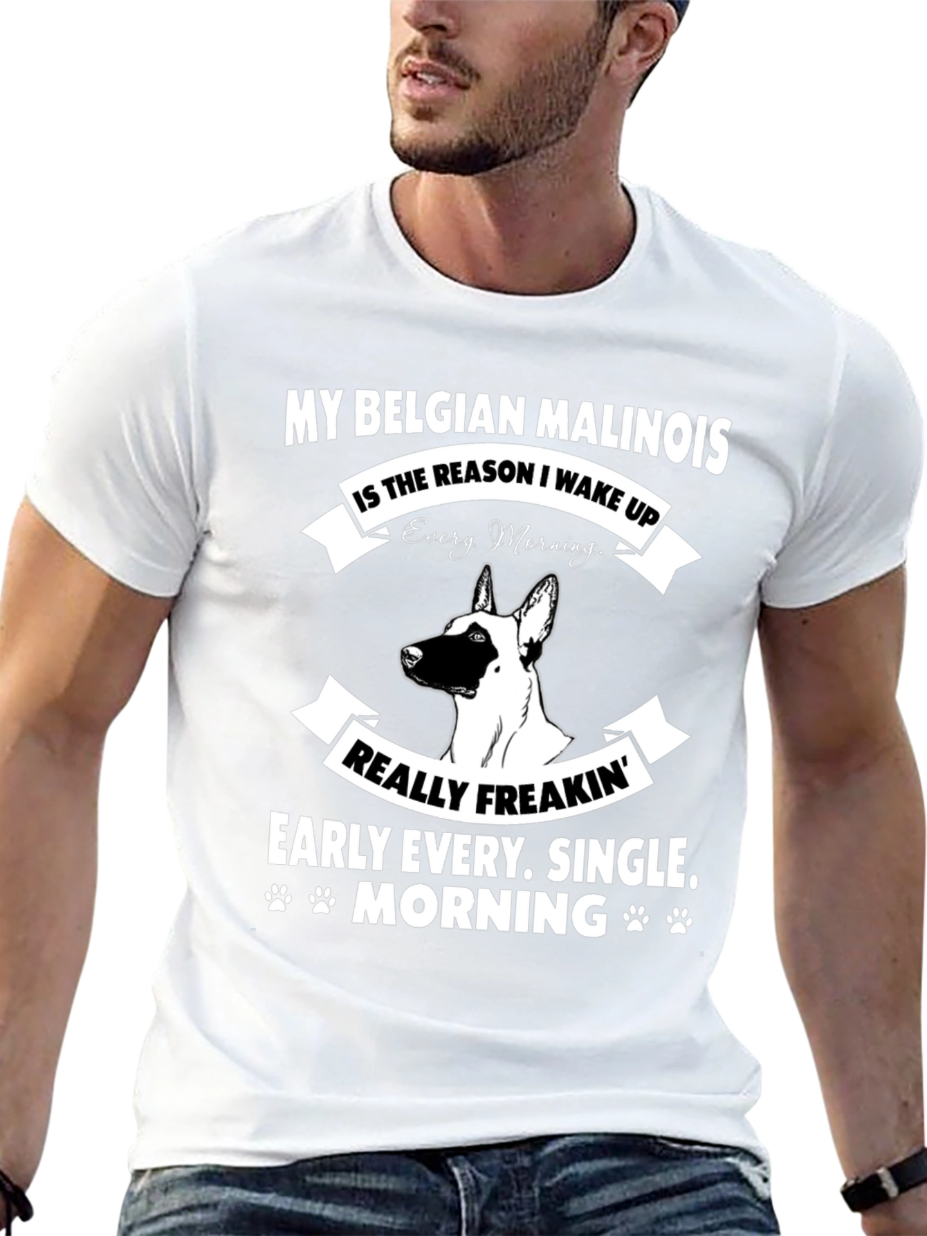 Belgian Malinois Dog Lover Graphic T-Shirt