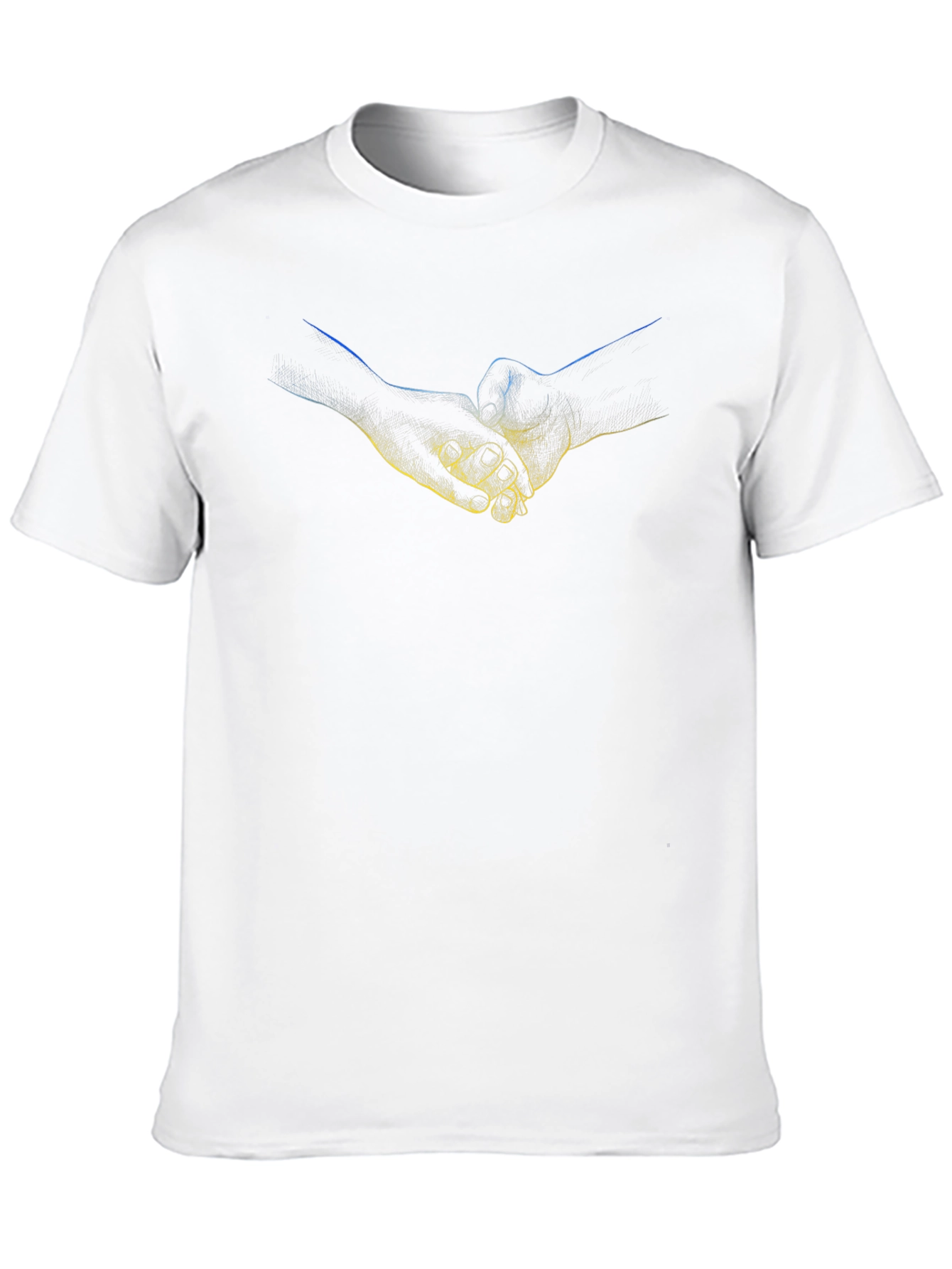 Ukraine Support T-Shirt - United Hands Graphic Tee