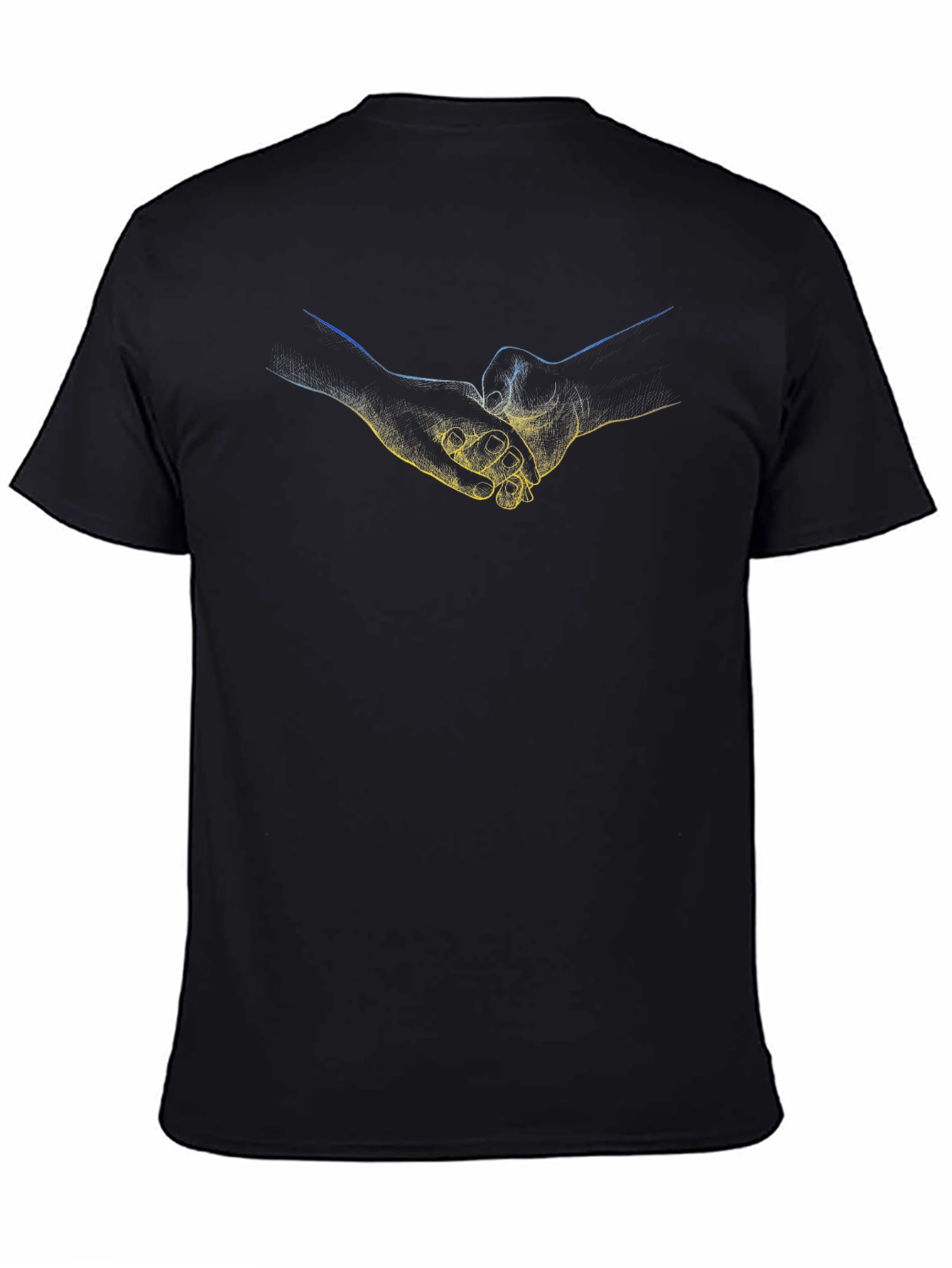 Ukraine Support T-Shirt - United Hands Graphic Tee