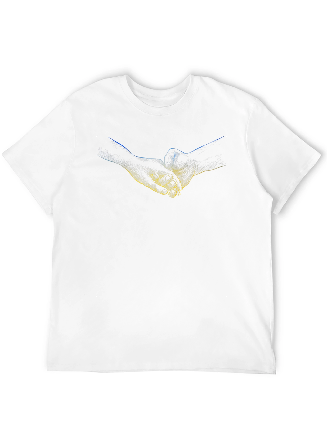 Ukraine Support T-Shirt - United Hands Graphic Tee