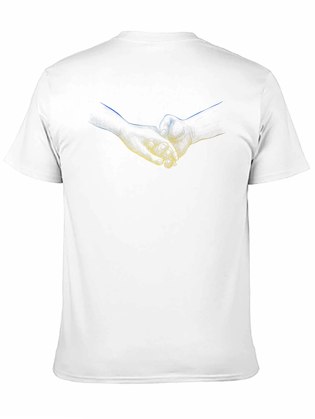 Ukraine Support T-Shirt - United Hands Graphic Tee