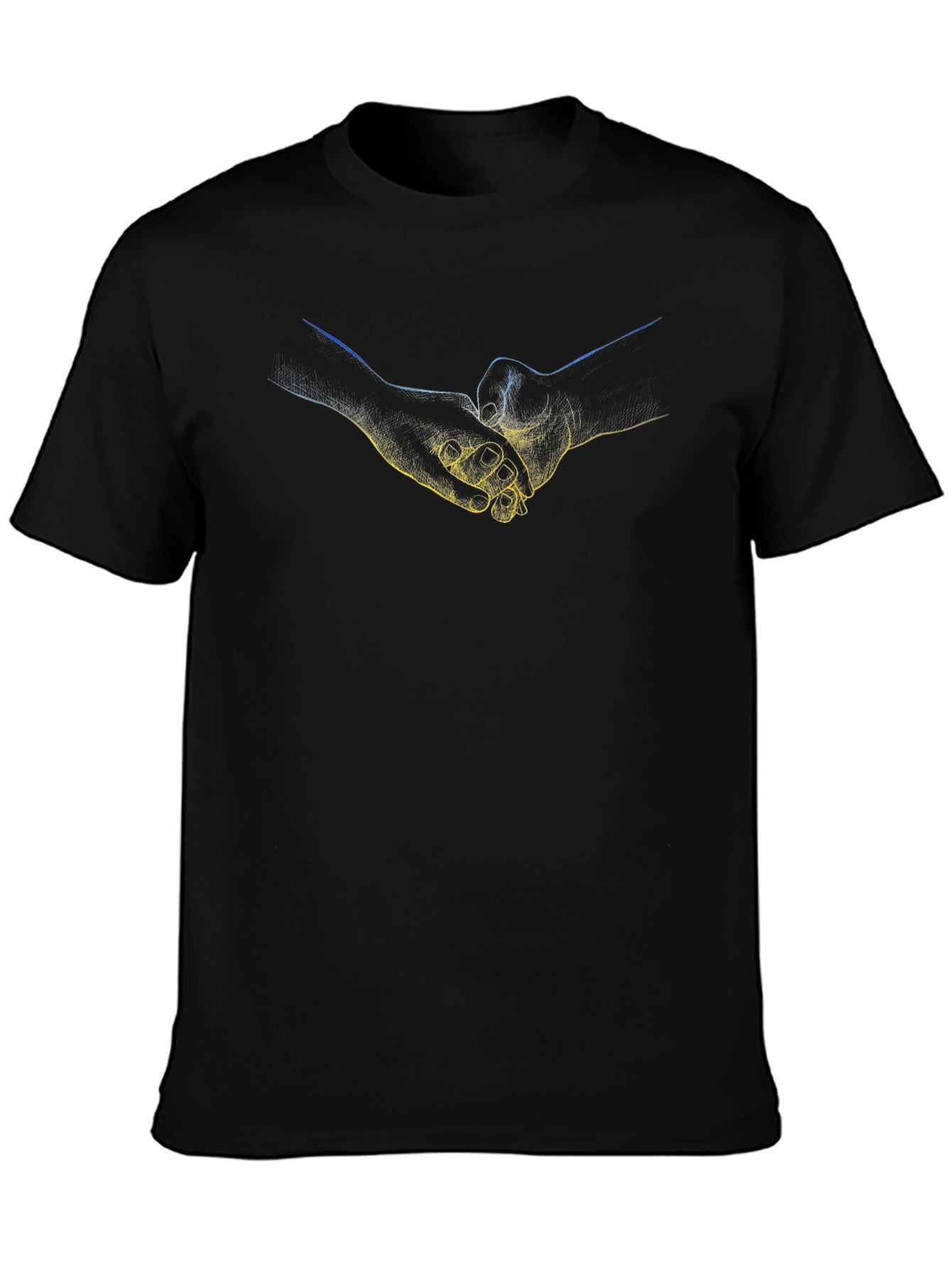 Ukraine Support T-Shirt - United Hands Graphic Tee