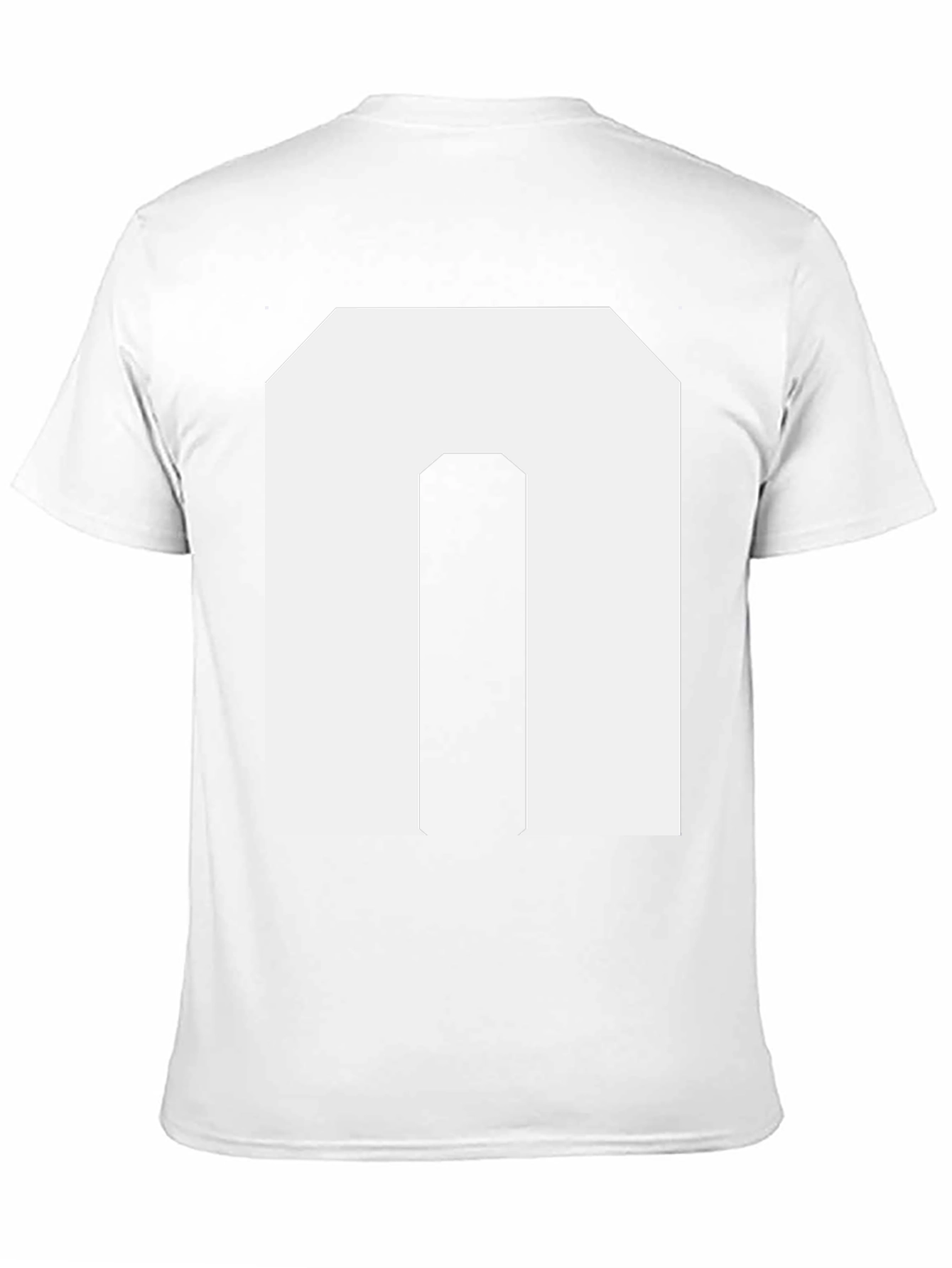 Bold Initial N Graphic Tee - Black