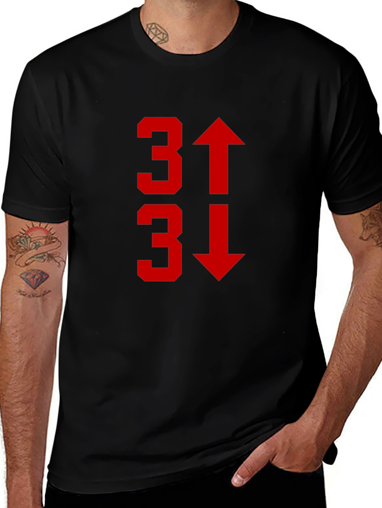 31 Up 31 Down Graphic T-Shirt