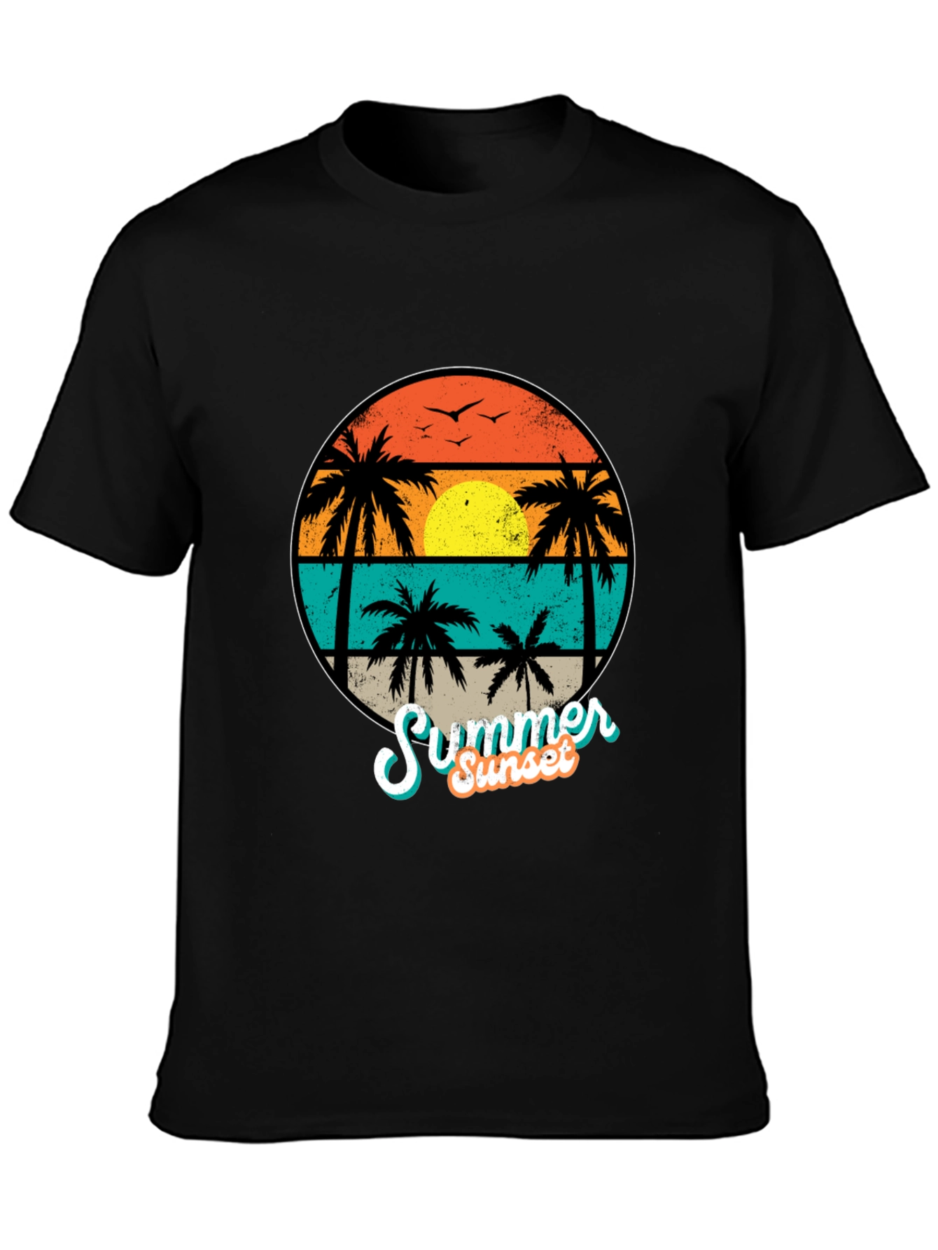 Retro Summer Sunset T-Shirt