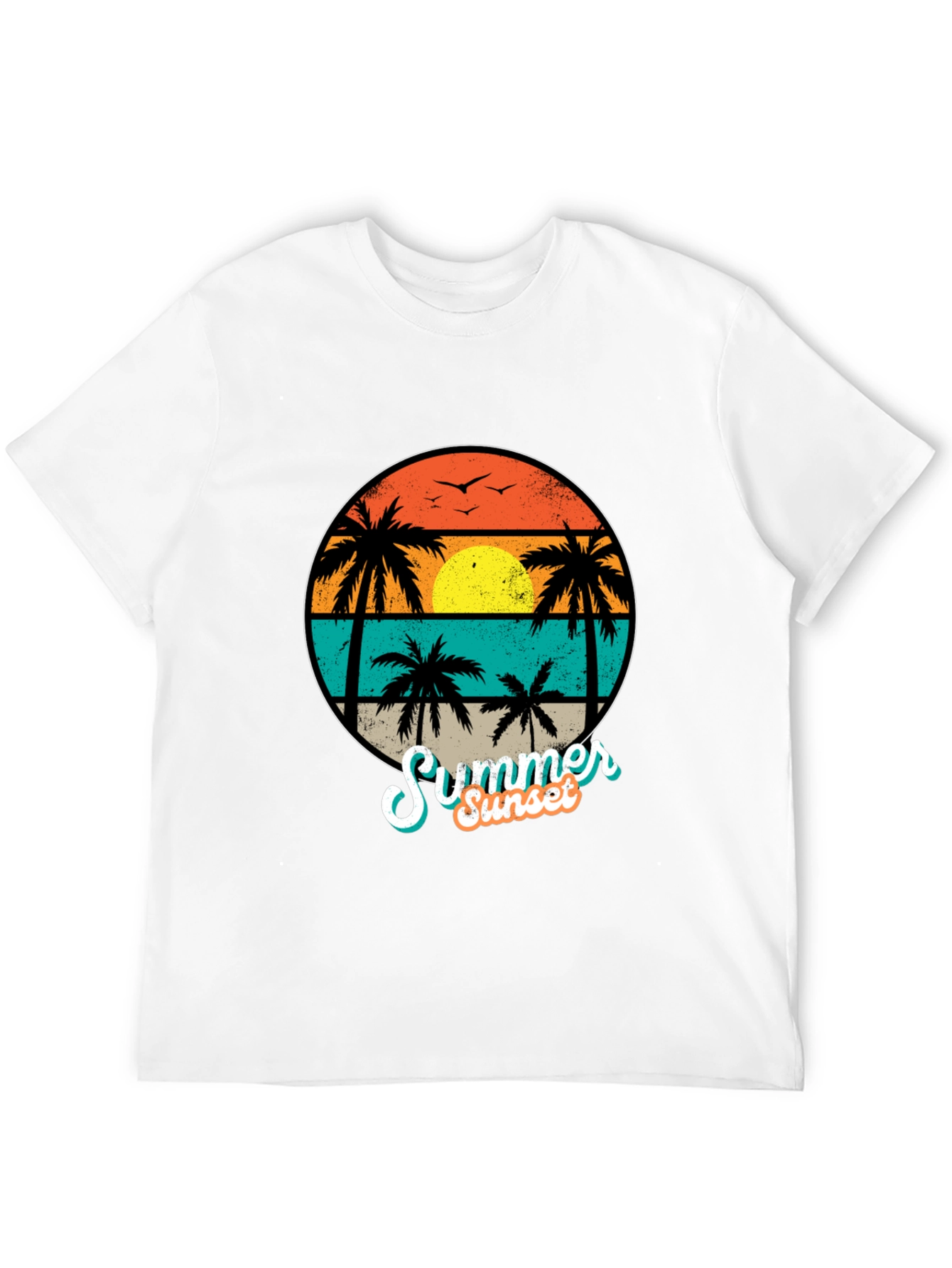 Retro Summer Sunset T-Shirt