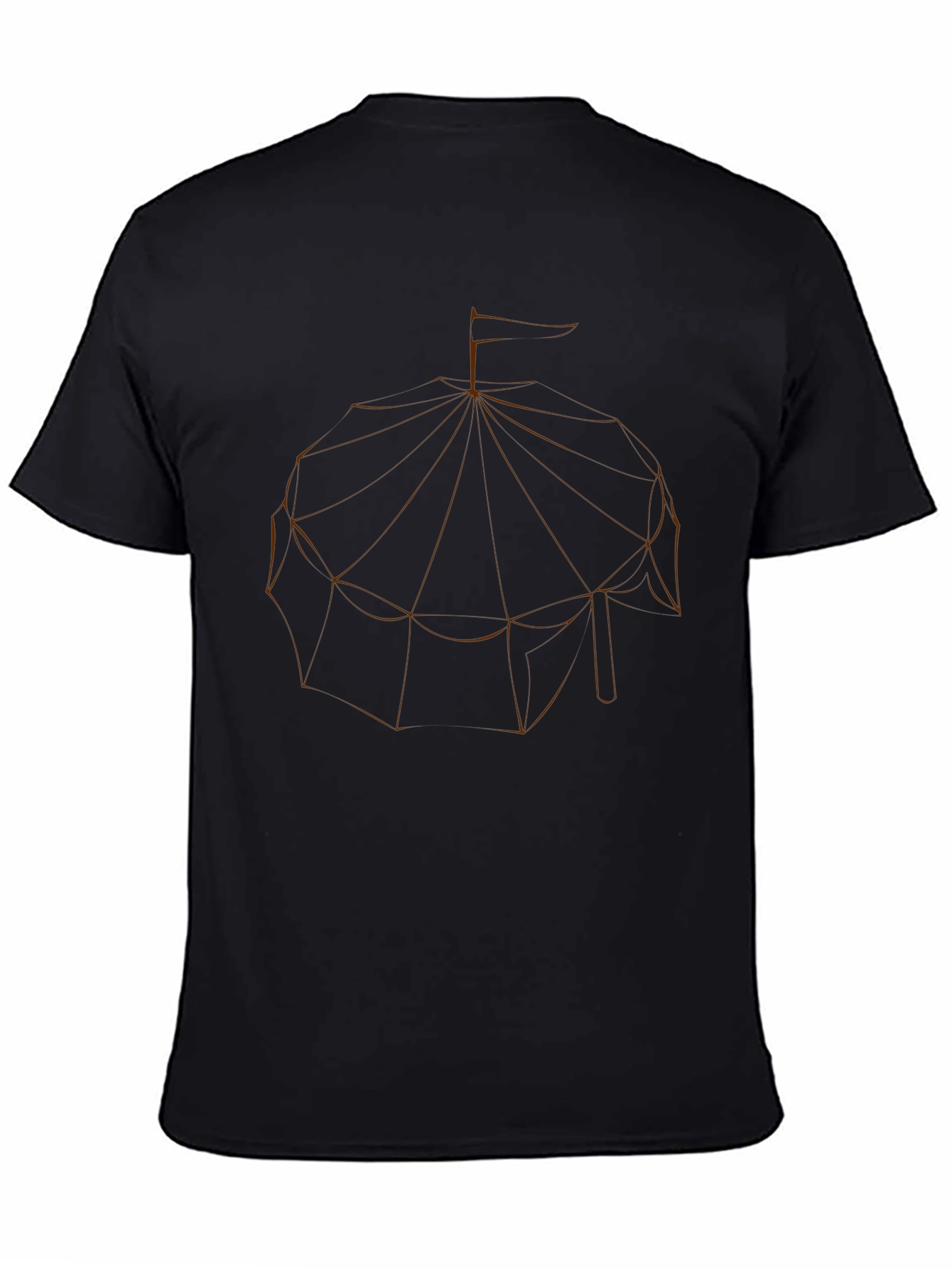Circus Tent Graphic Tee - Mens Black T-Shirt