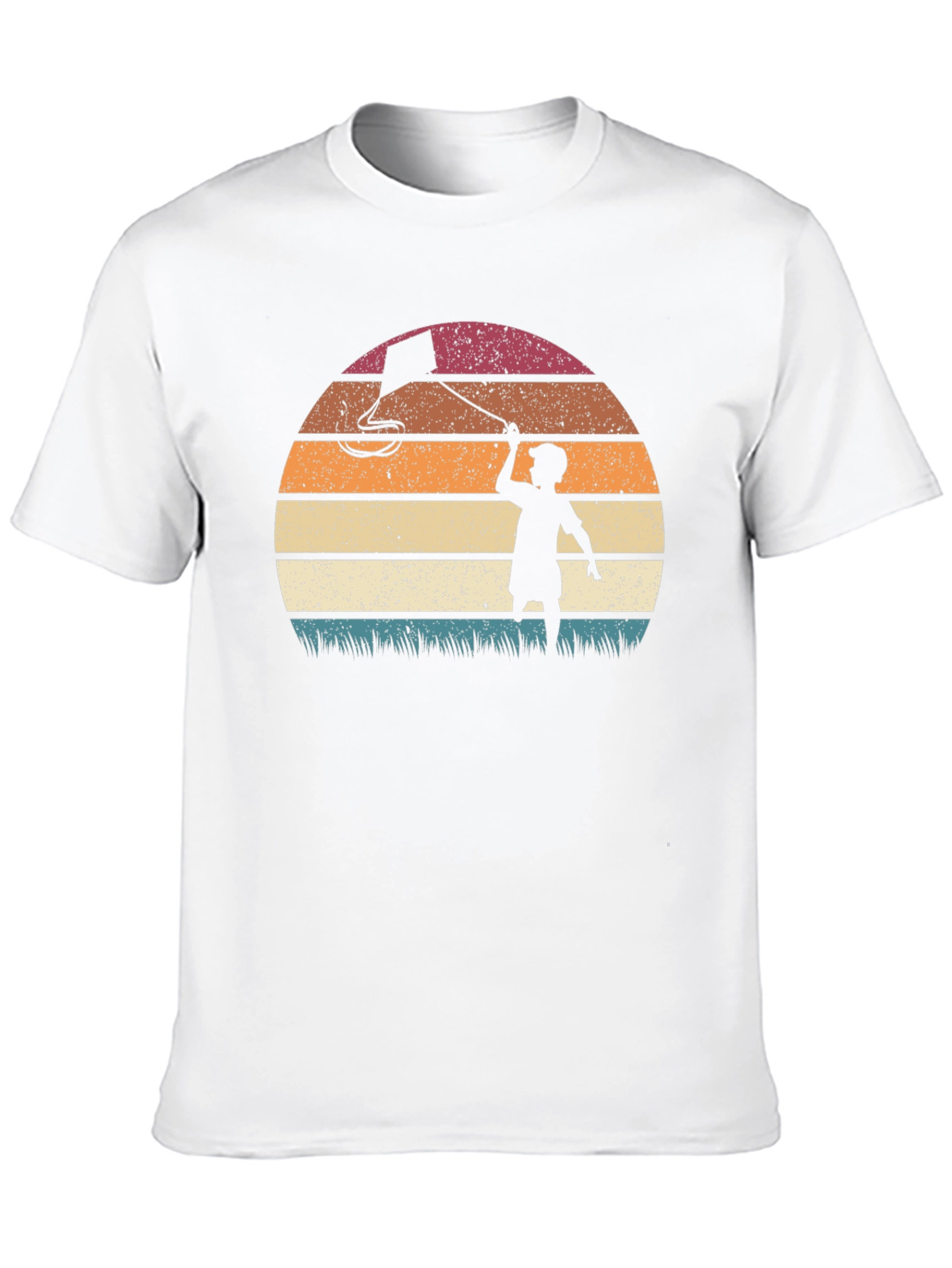 Retro Sunset Kite T-Shirt