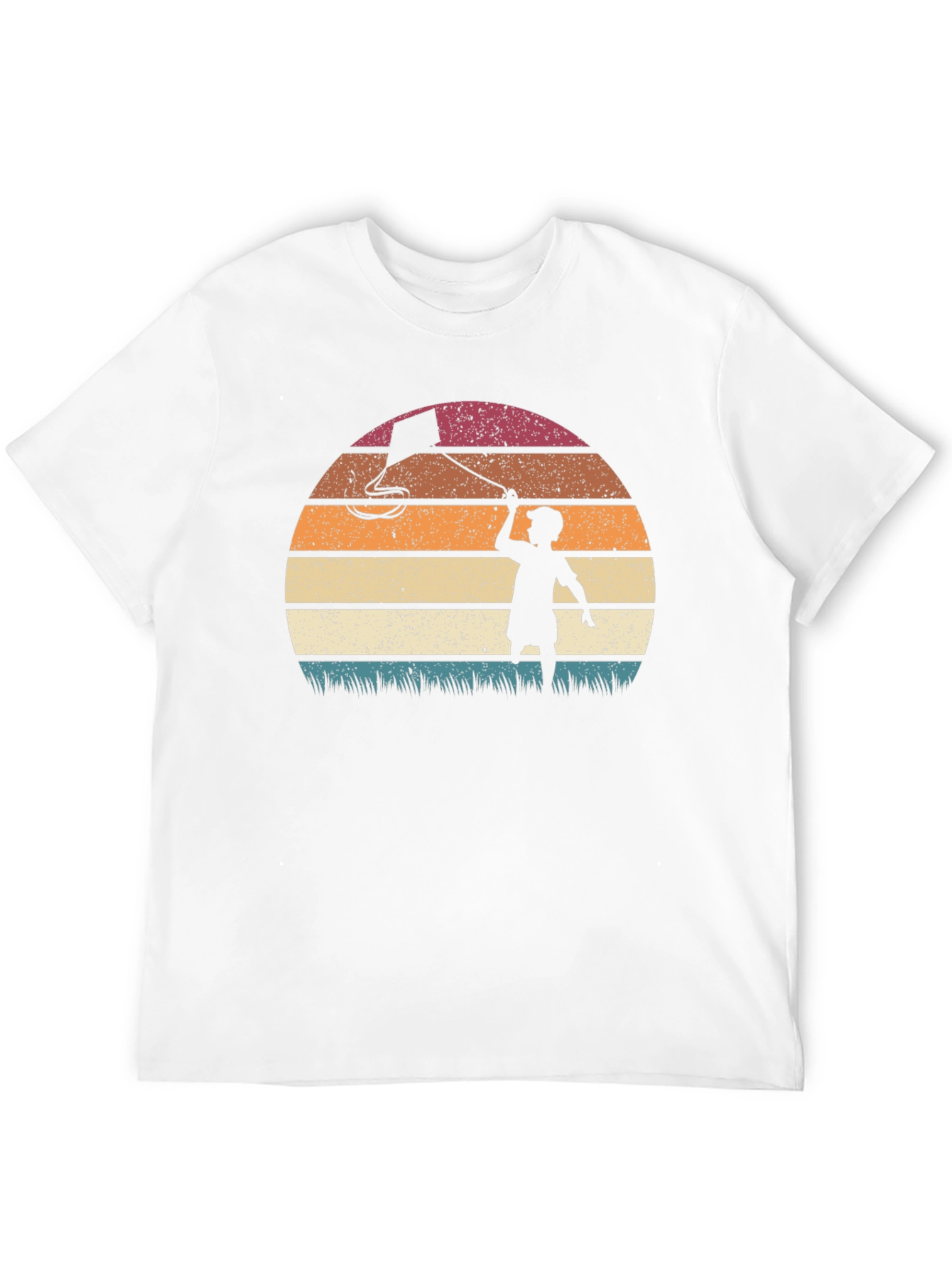 Retro Sunset Kite T-Shirt