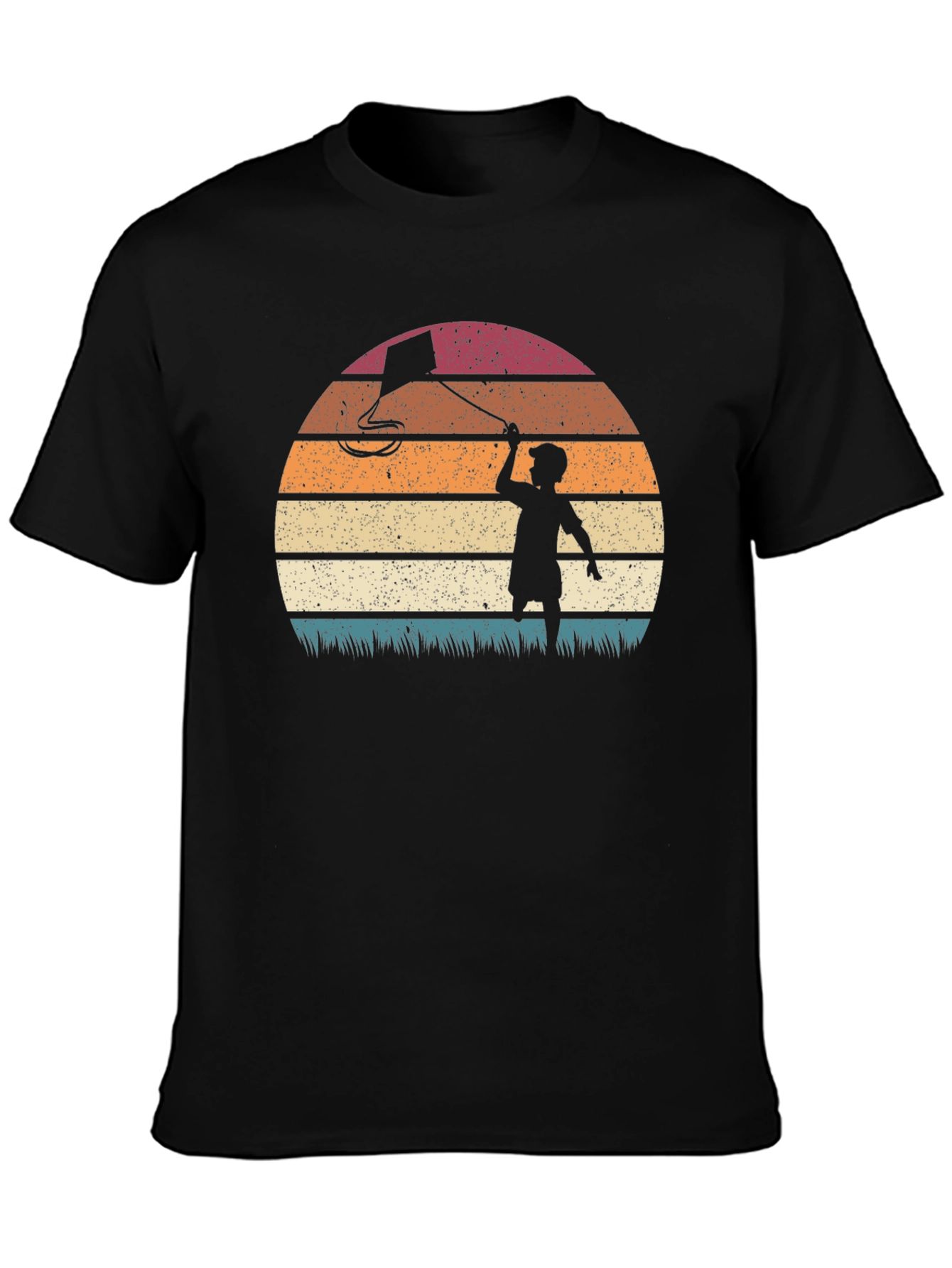 Retro Sunset Kite T-Shirt