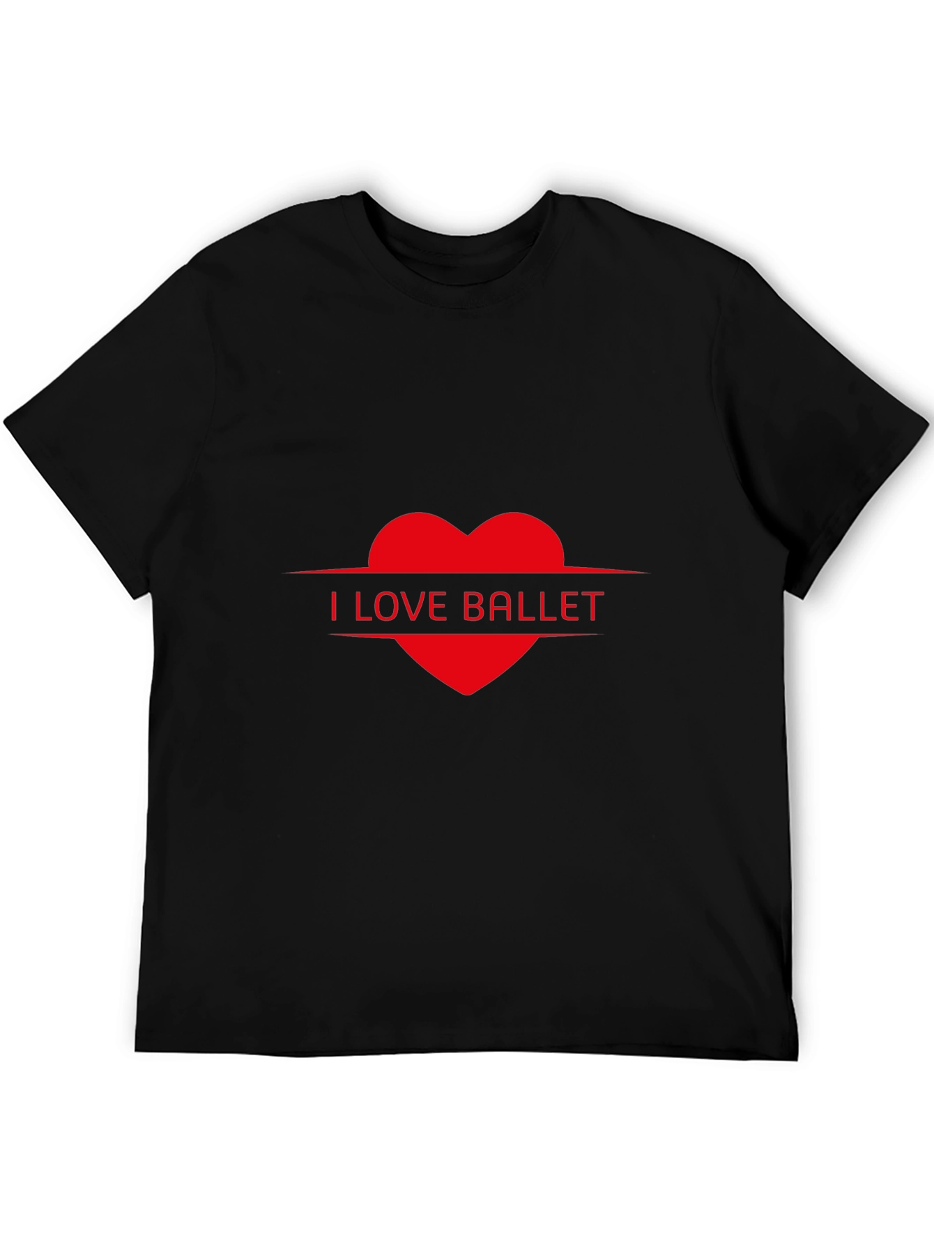 I Love Ballet Heart T-Shirt