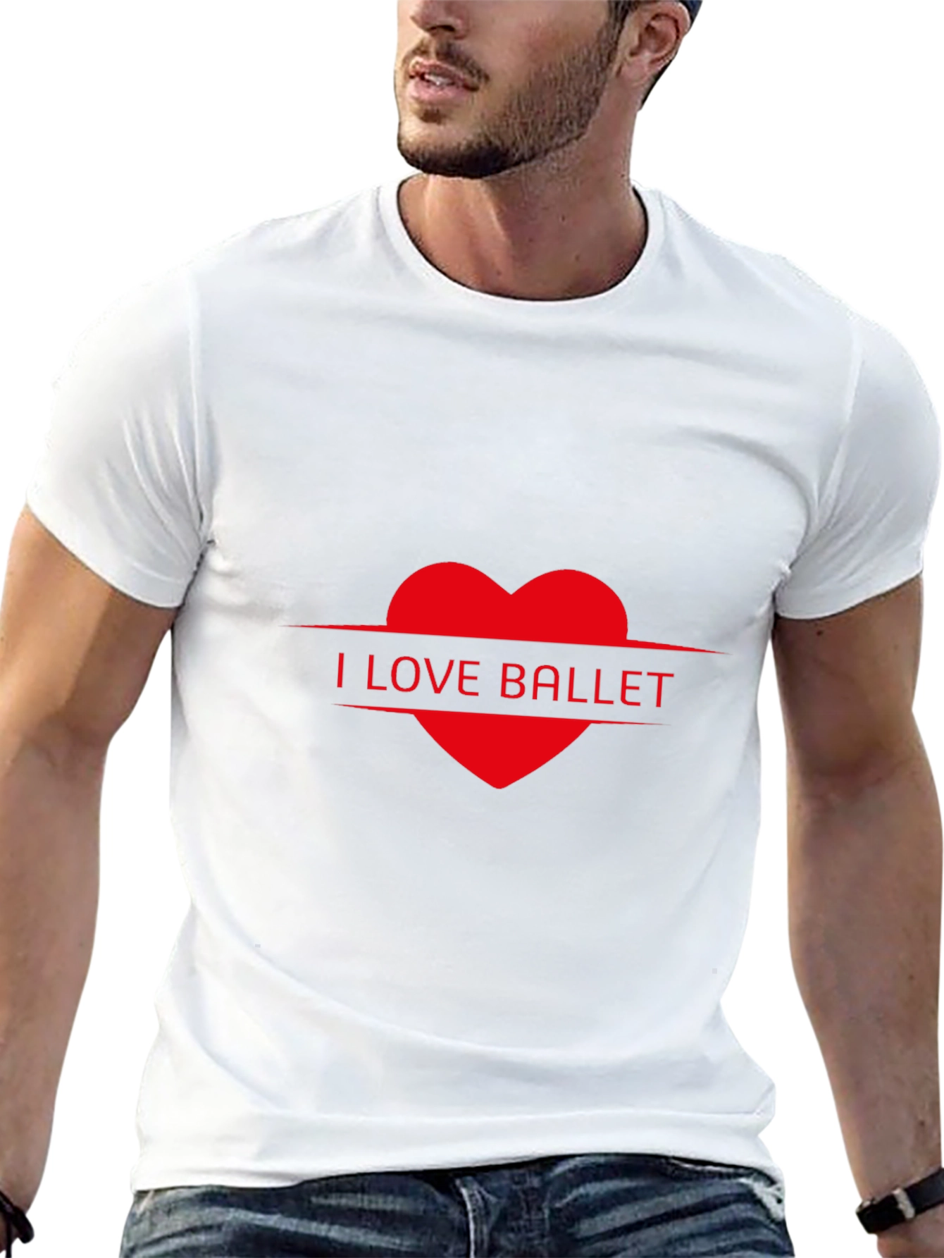 I Love Ballet Heart T-Shirt
