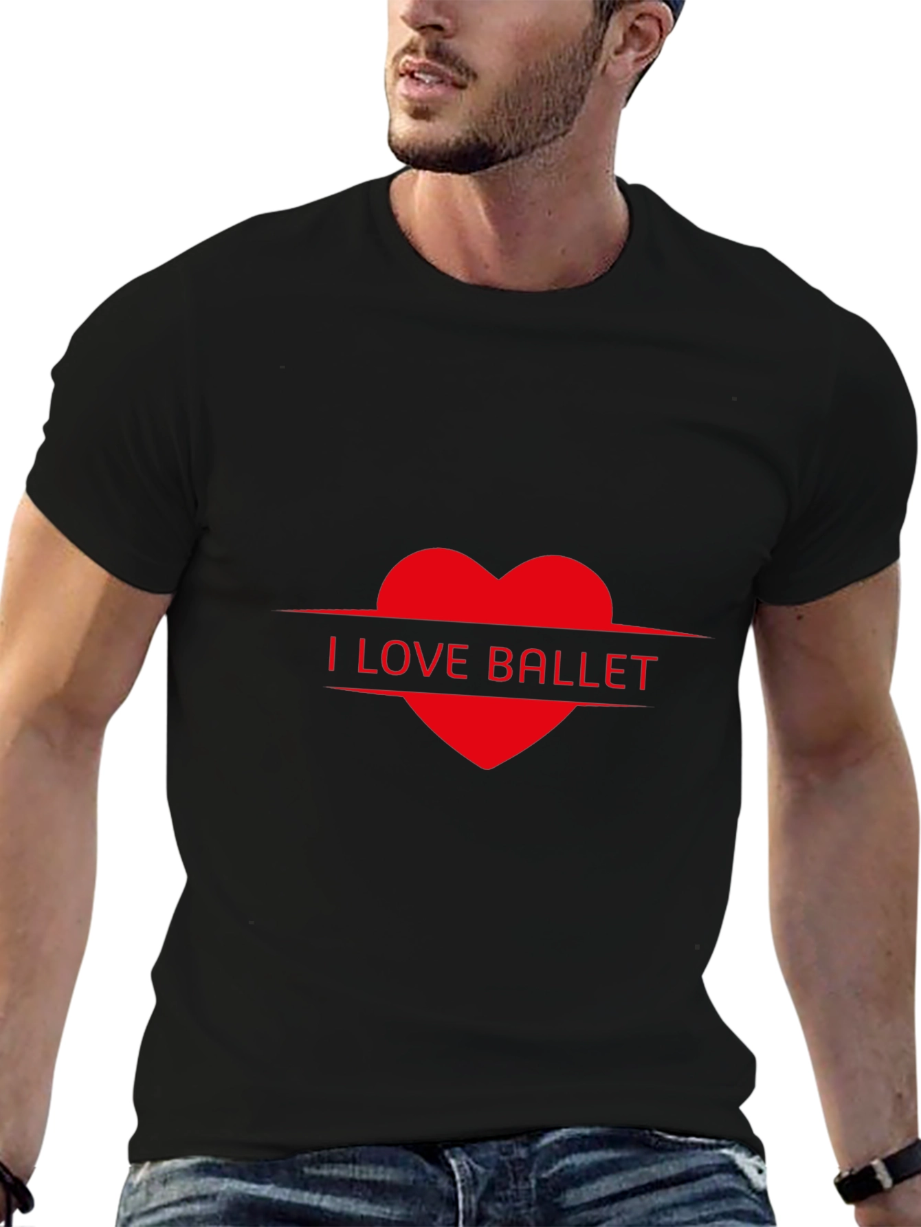 I Love Ballet Heart T-Shirt