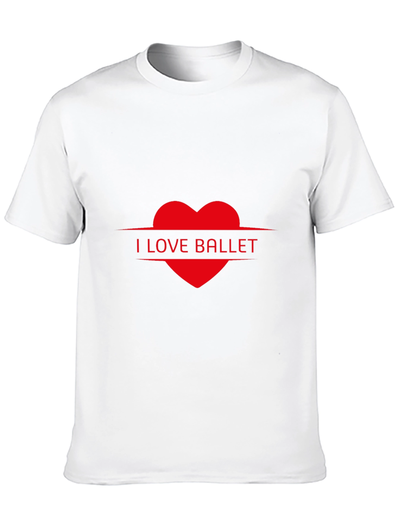 I Love Ballet Heart T-Shirt