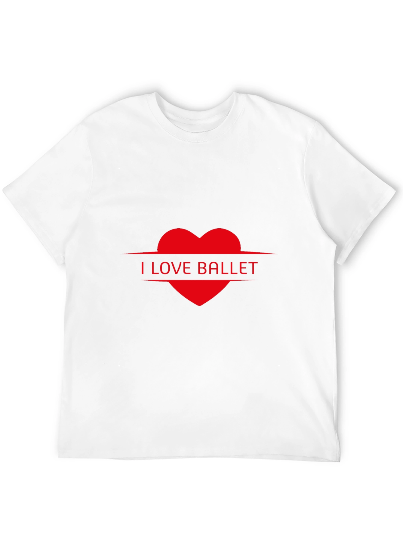 I Love Ballet Heart T-Shirt