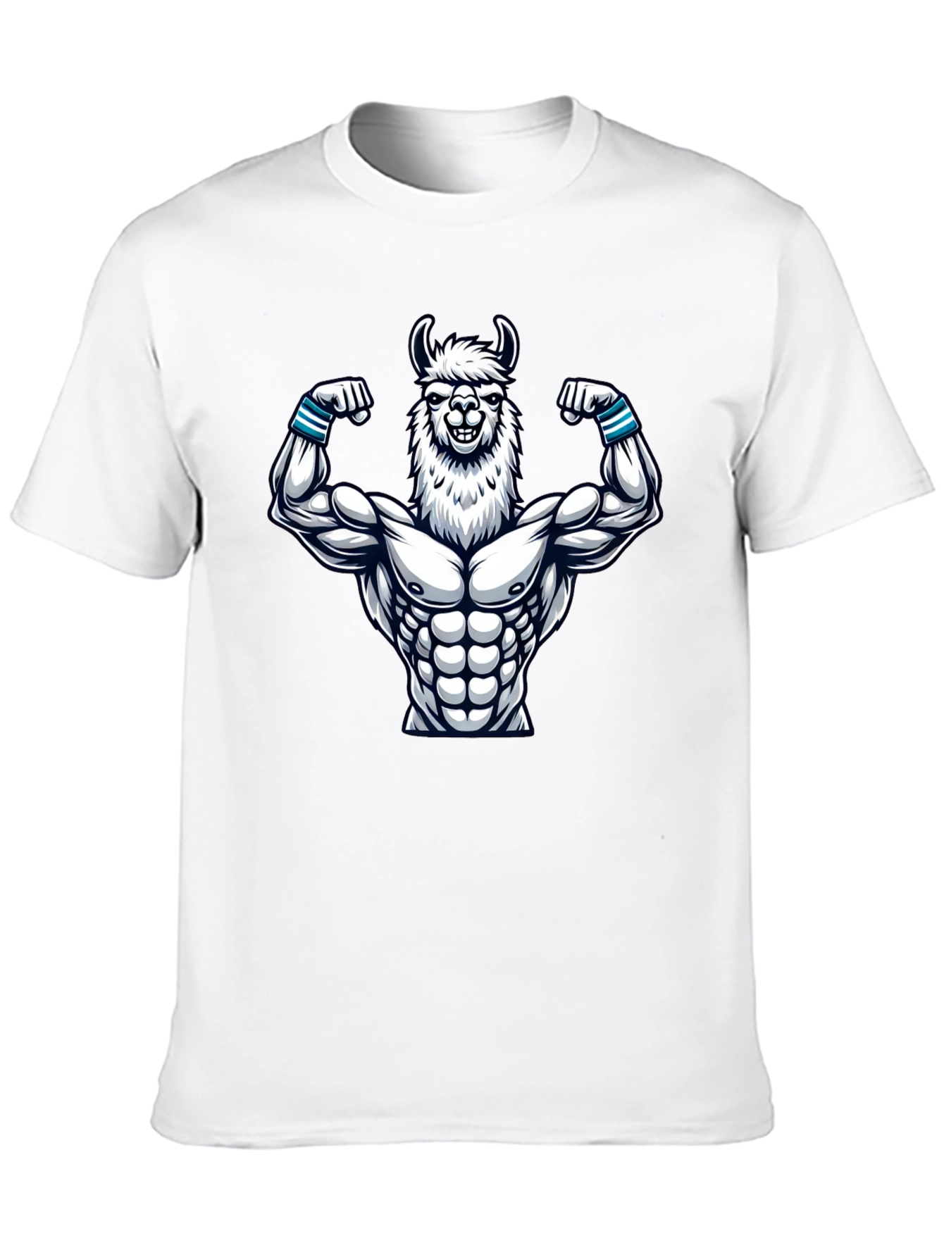 Llama Muscle T-Shirt - Funny Gym Workout Tee