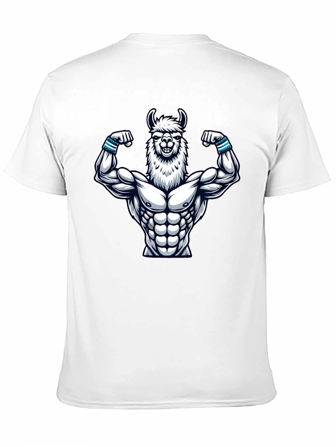 Llama Muscle T-Shirt - Funny Gym Workout Tee