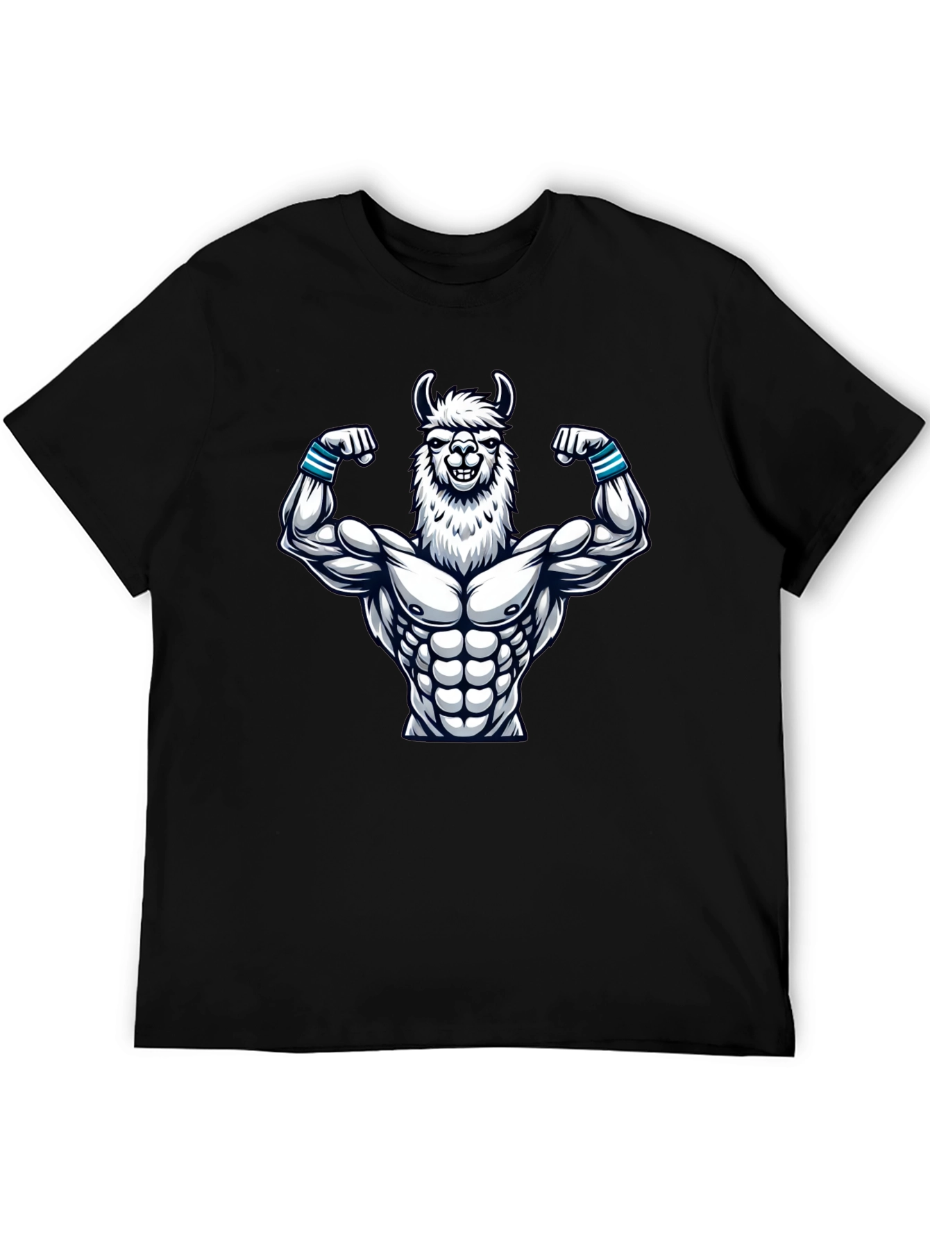Llama Muscle T-Shirt - Funny Gym Workout Tee