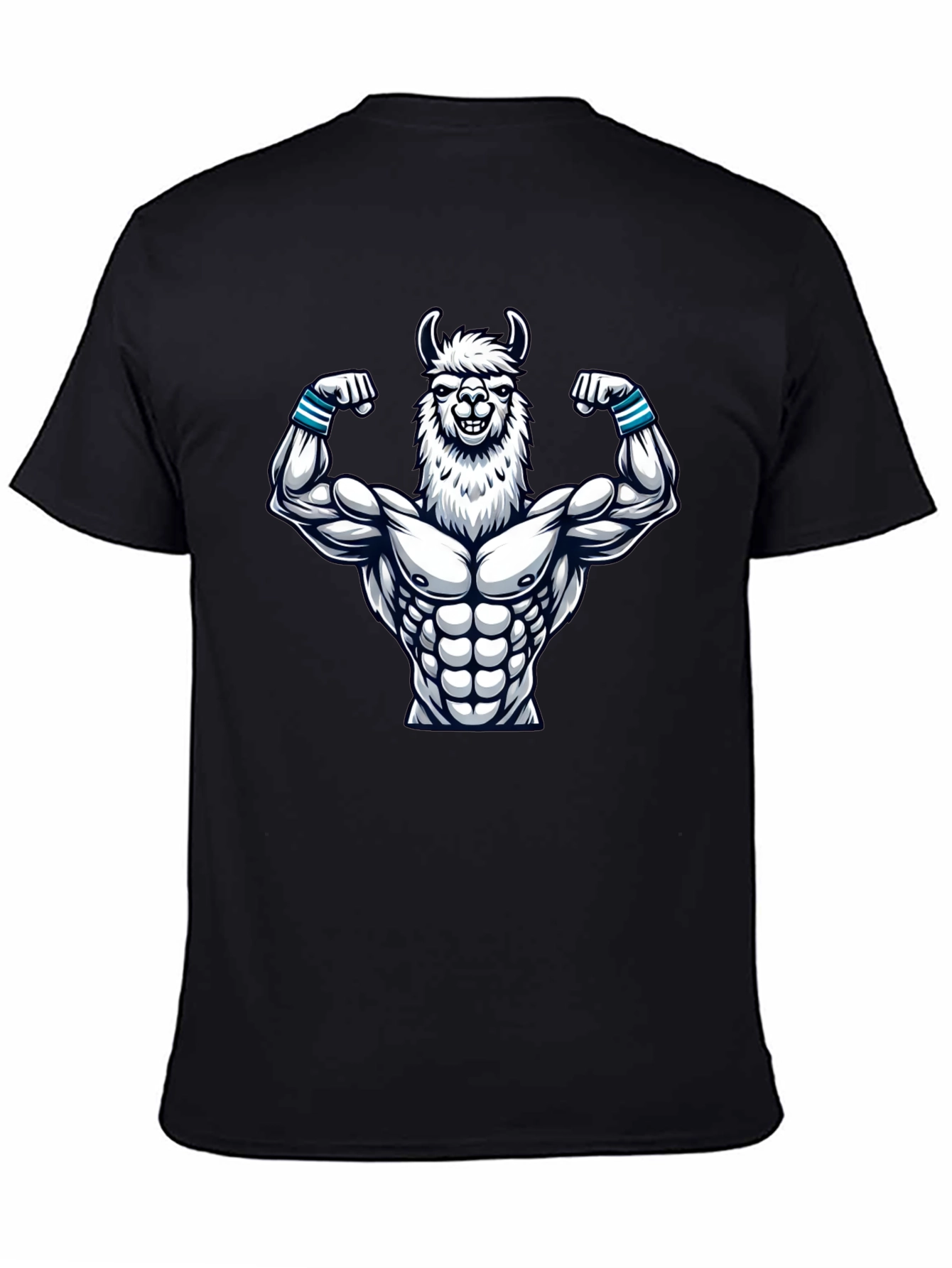 Llama Muscle T-Shirt - Funny Gym Workout Tee